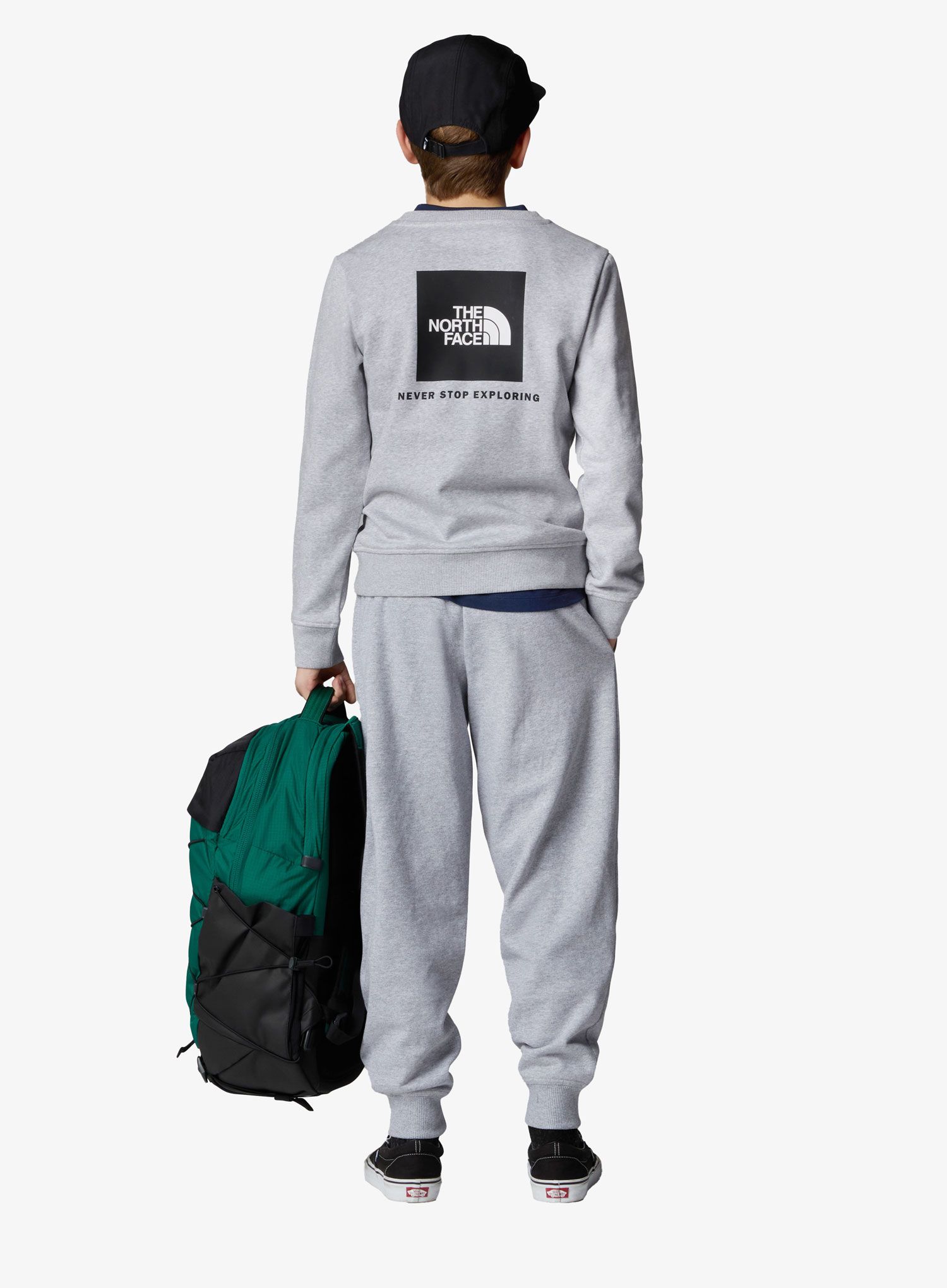 Longsleeve Kinder The North Face Redbox Regular Crew - tnf light grey heather