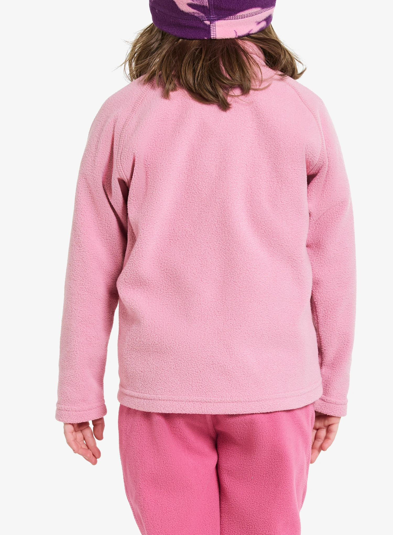 Longsleeve Mädchen Didriksons Monte Full Zip - light heather pink