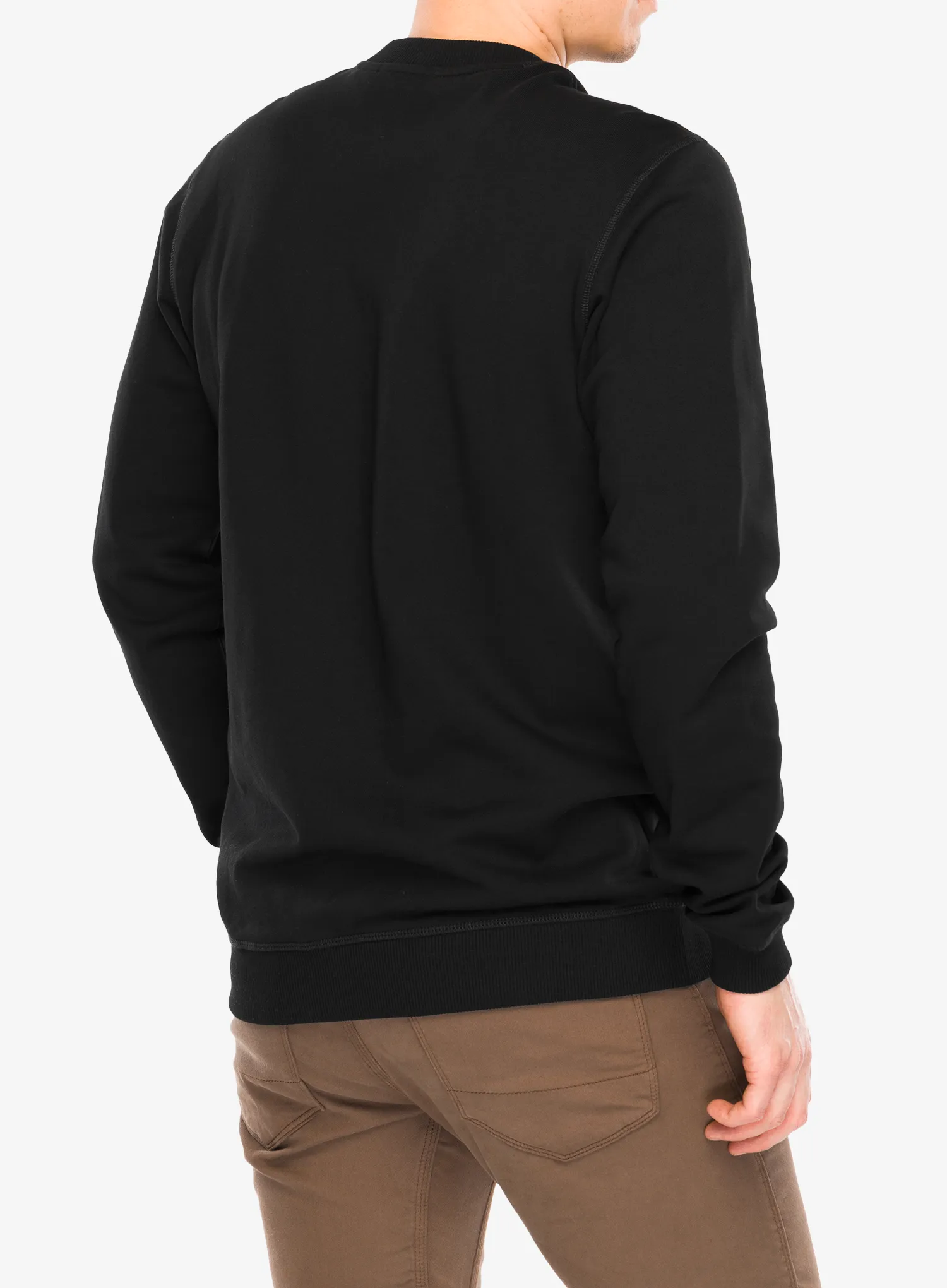 Pullover Fjallraven 1960 Logo Badge Sweater - black