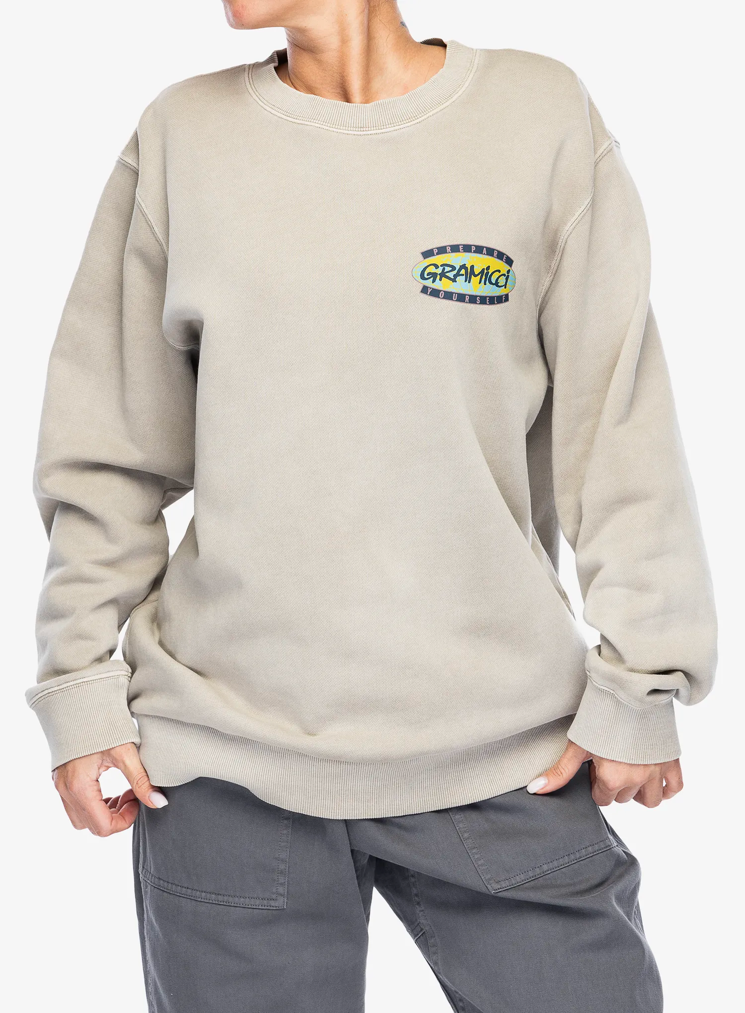 Pullover Gramicci Prepare Yourself Sweatshirt - pigment oat