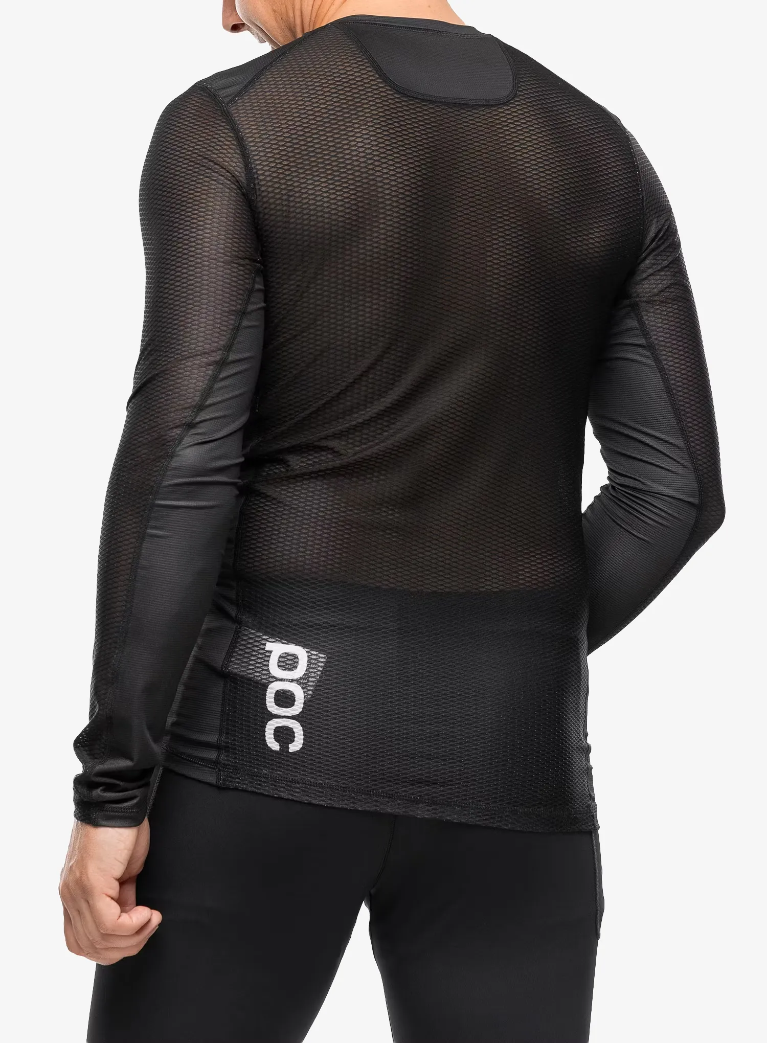 Rennrad Trikot Langarm POC Essential Layer L/S Jersey - uranium black