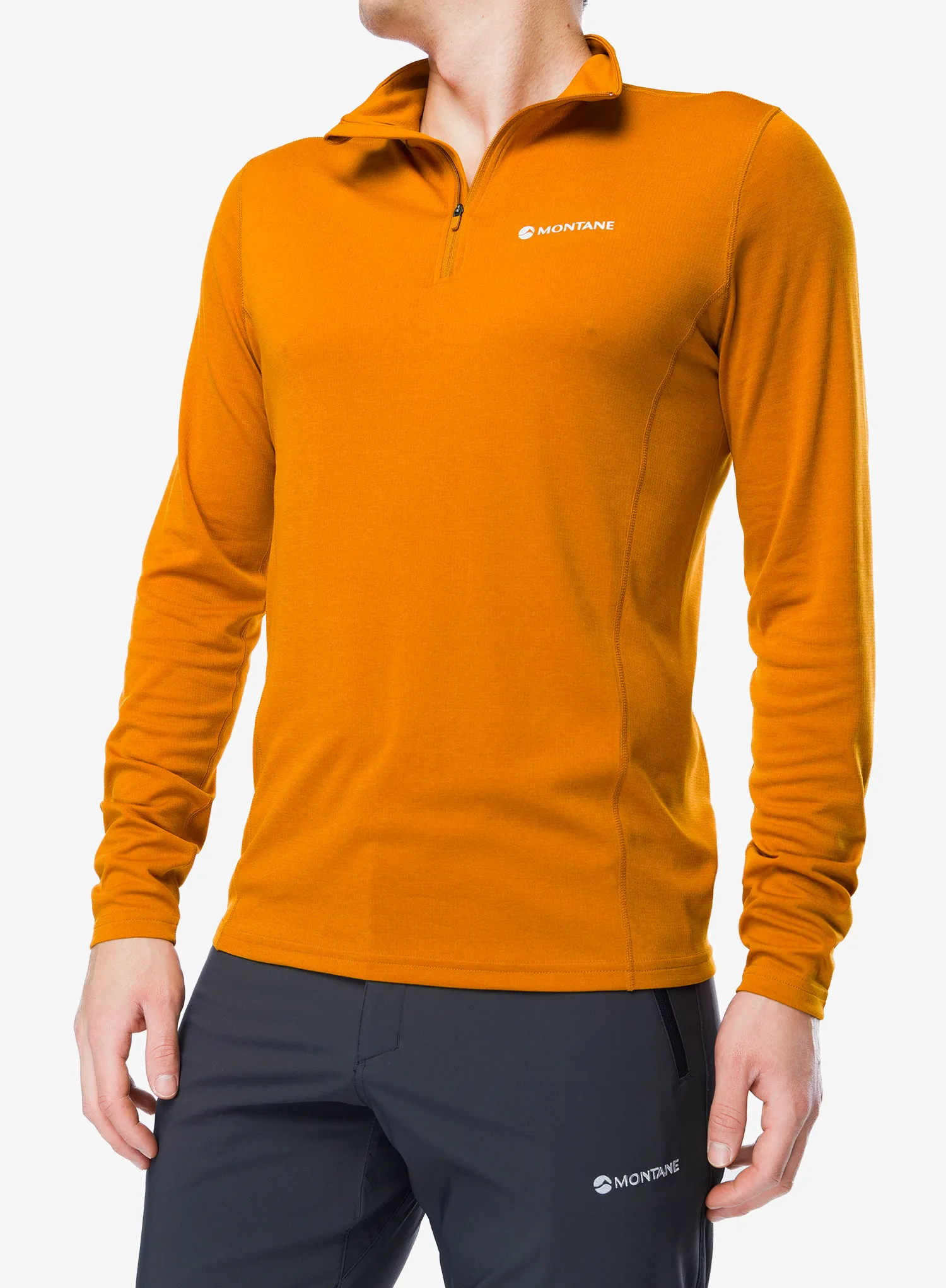 Pullover Montane Dart Zip Neck - amber