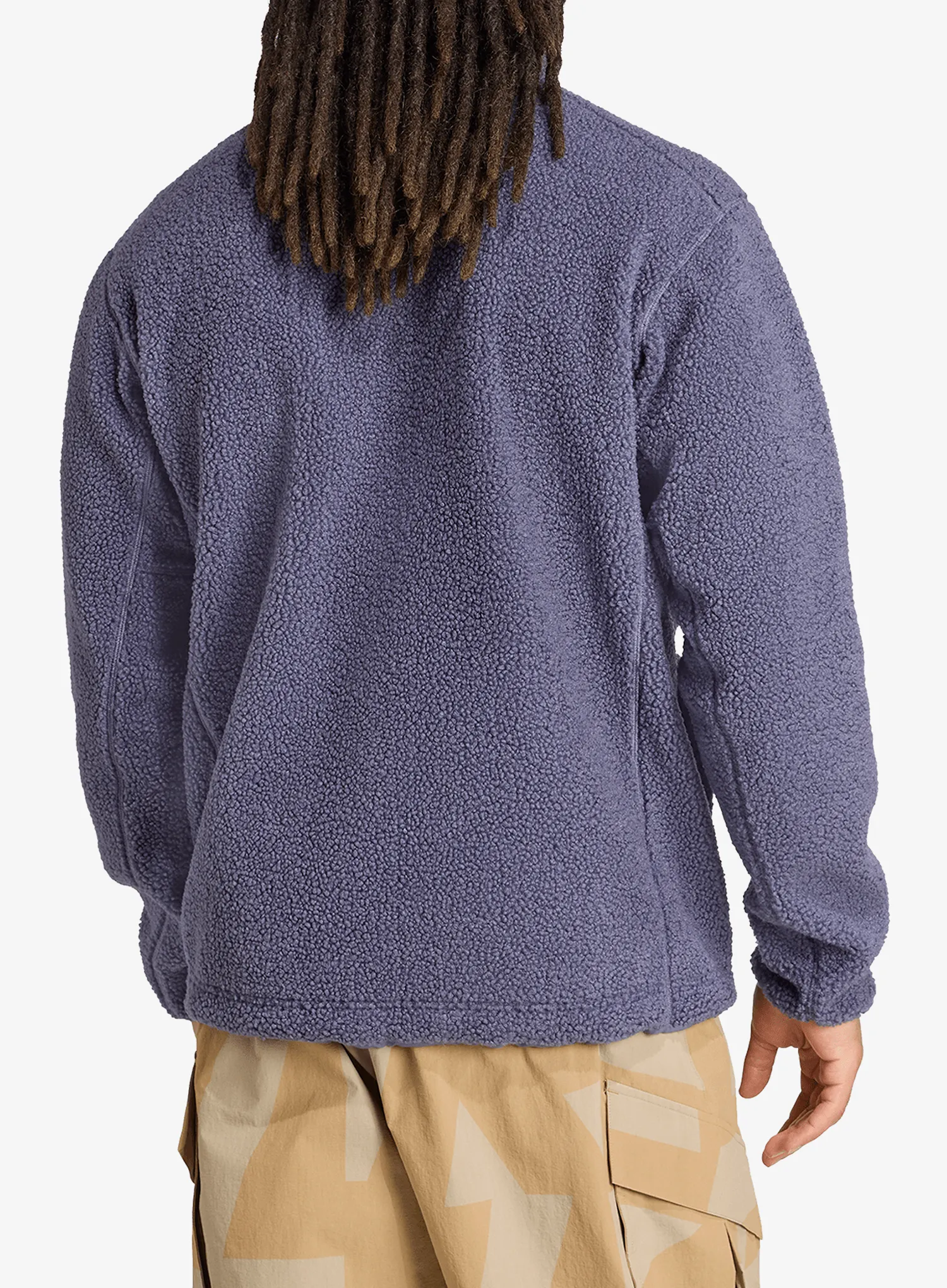 Fleecepullover adidas TERREX Xploric High Pile Fleece Pullover Sweatshirt - preloved violet