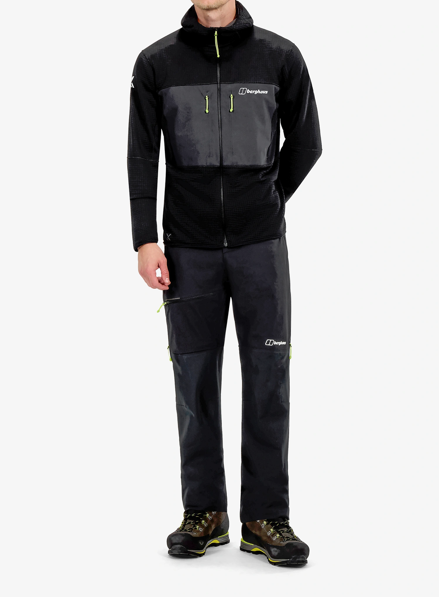 Fleecepullover Berghaus MTN Guide MW Hoody - black