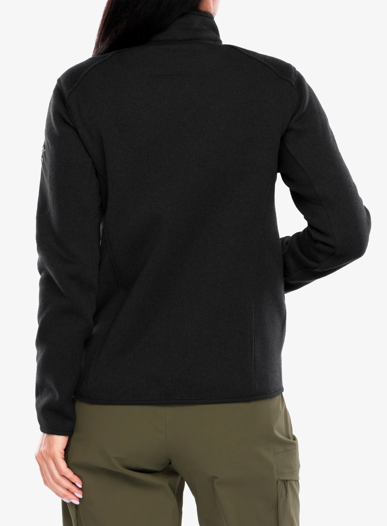 Fleecepullover Damen Arcteryx Covert Cardigan - black