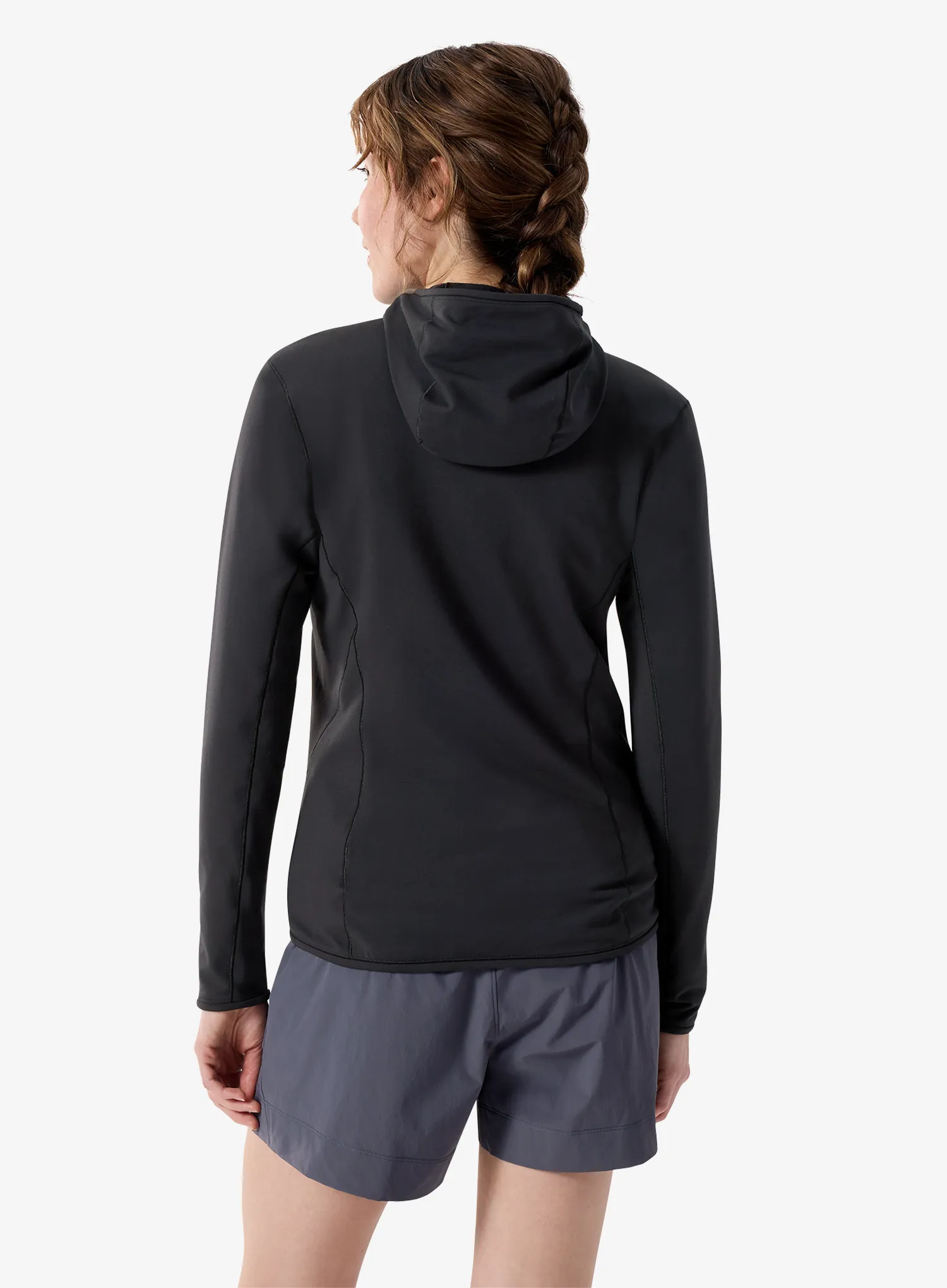 Fleecepullover Damen Arcteryx Kyanite LT Hoody - black