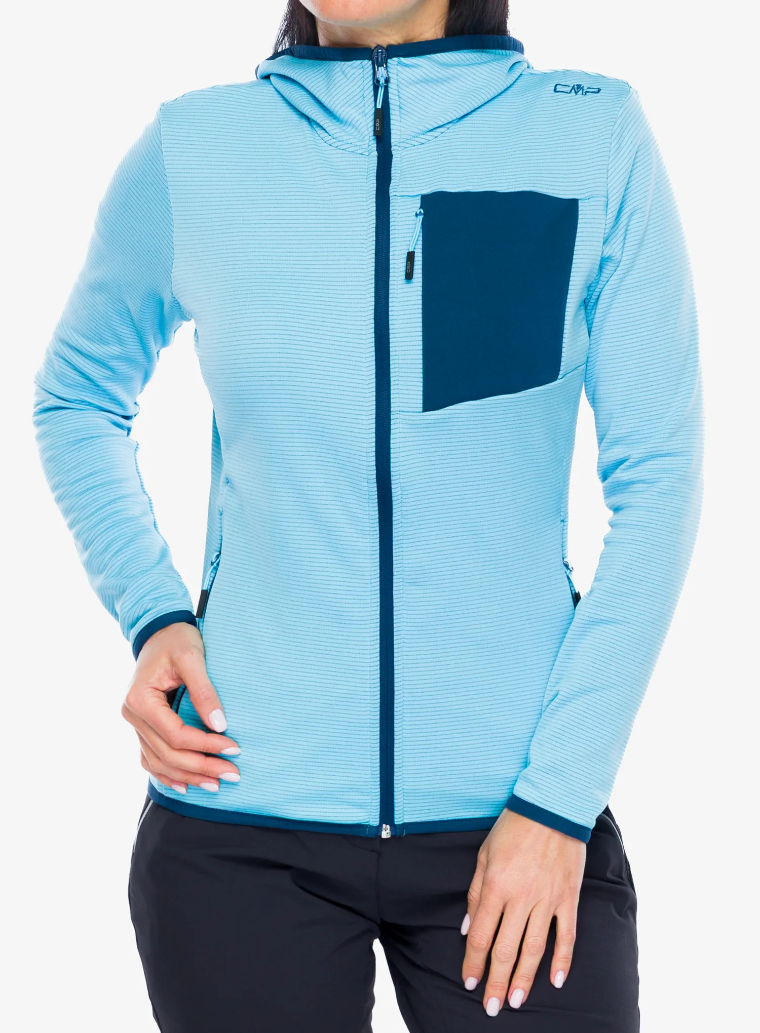 Fleecepullover Damen CMP Solvixa - topaz