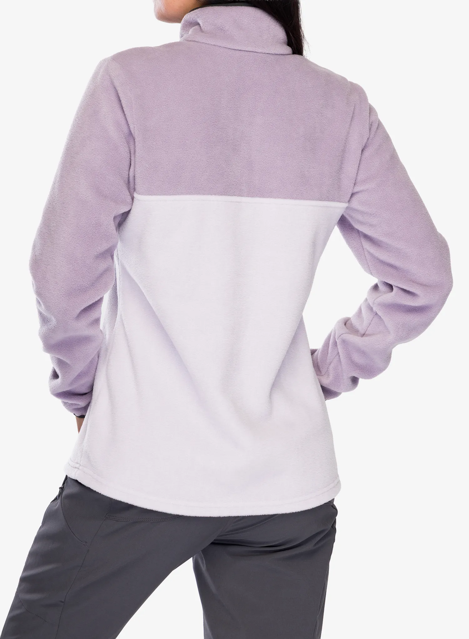 Fleecepullover Damen Columbia Benton Springs Half Snap Pull Over II - pearl/shale purple/shark