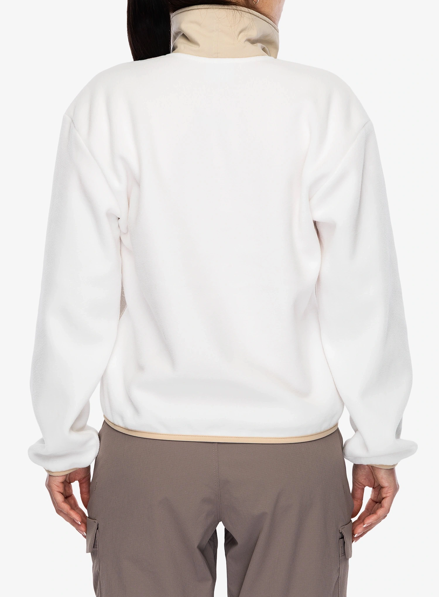 Fleecepullover Damen Columbia Sequoia Grove Half Zip Fleece - sea salt/dark stone/a.fossil
