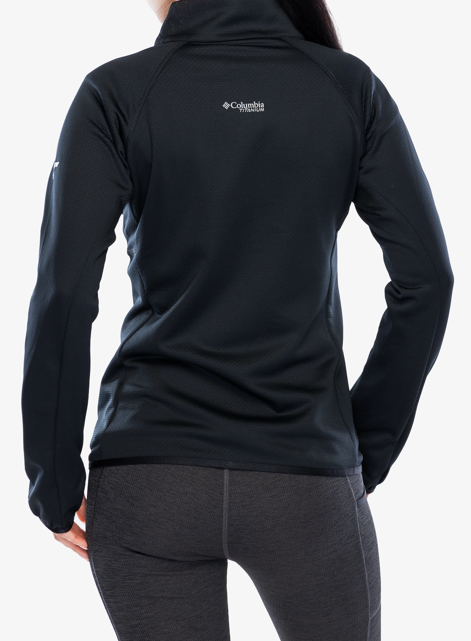 Fleecepullover Damen Columbia Triple Canyon Grid Fleece Full Zip - black/black