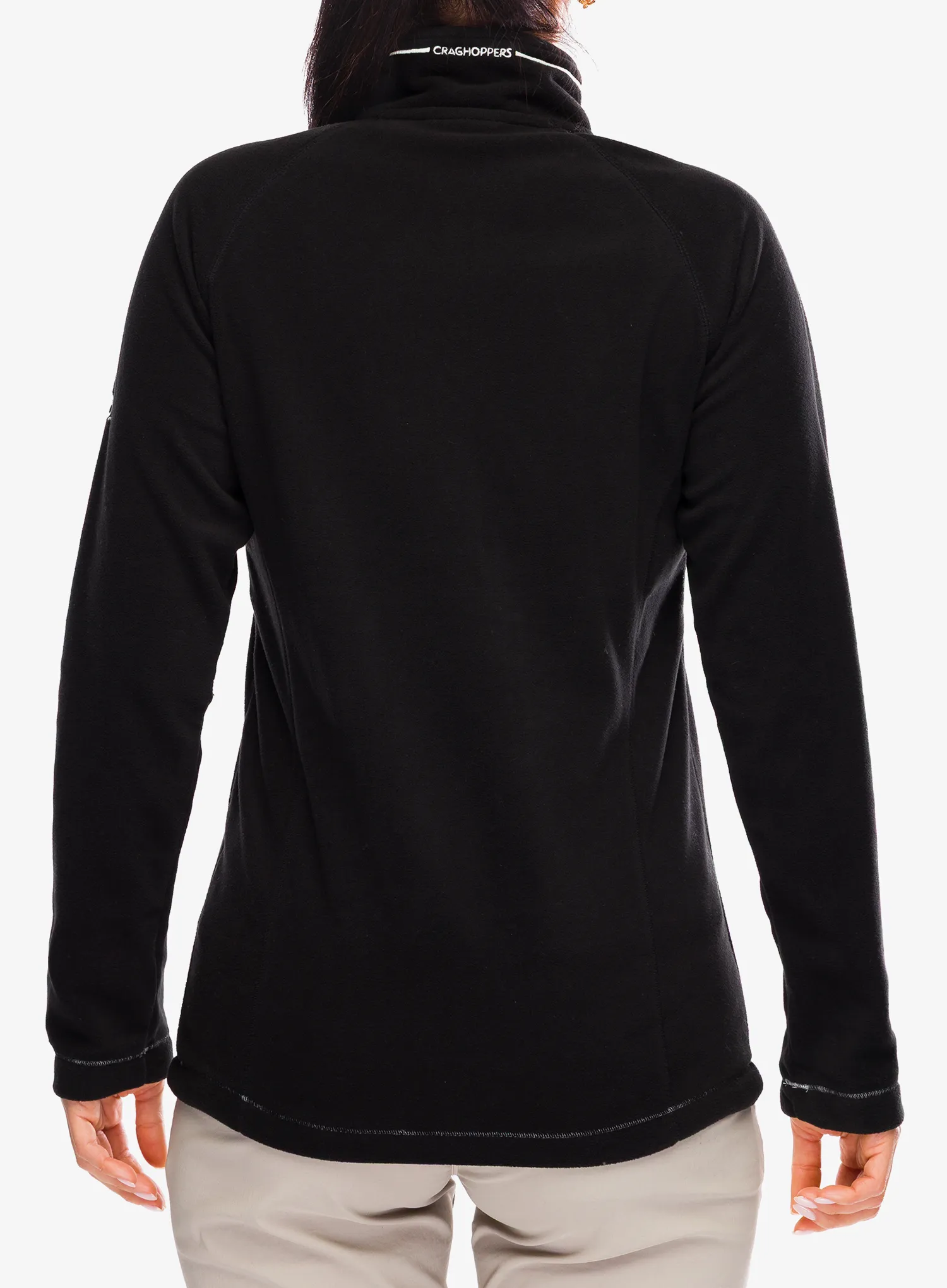 Fleecepullover Damen Craghoppers Miska VI Half Zip - black