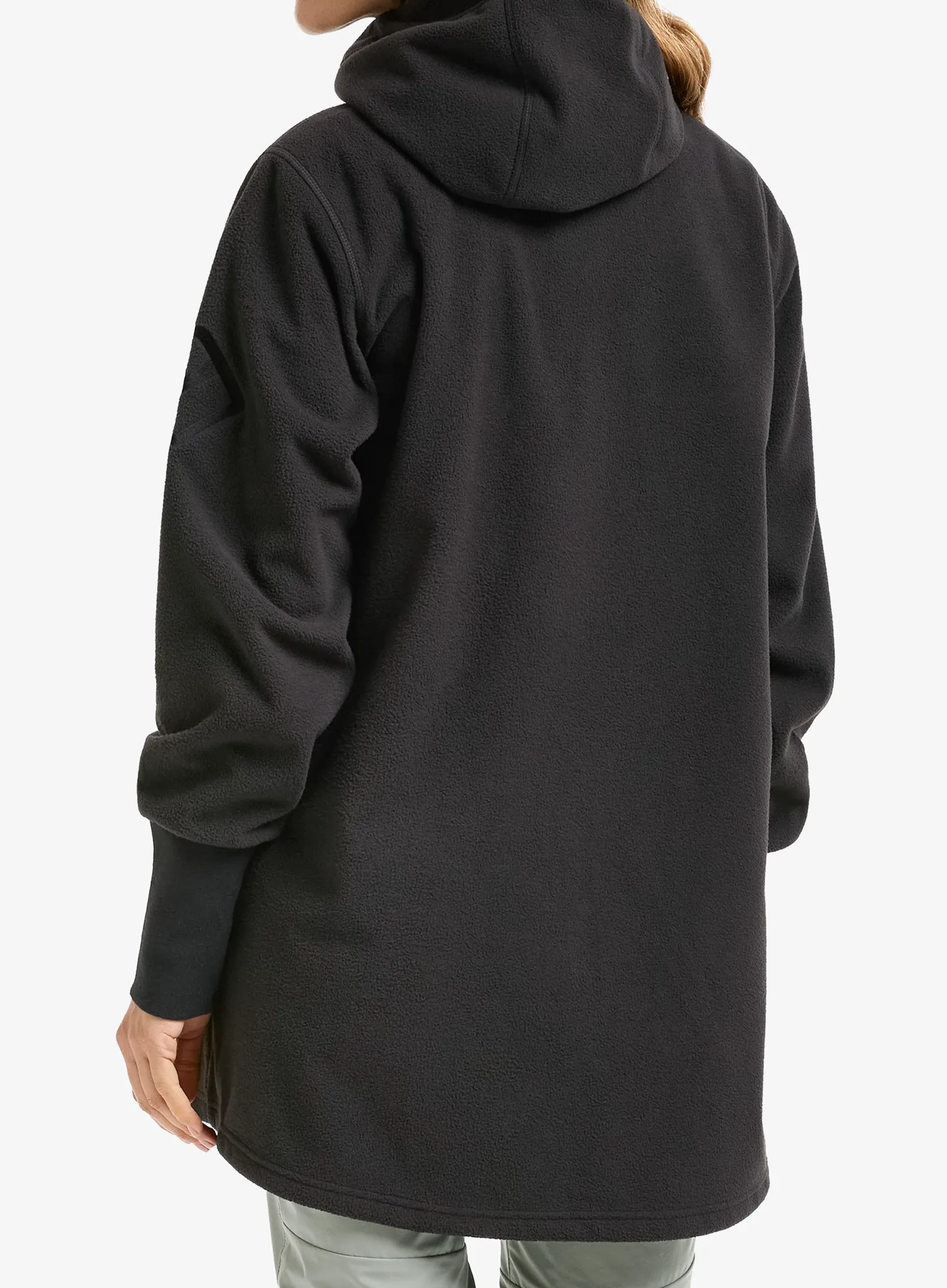 Fleecepullover Damen Didriksons Rinda Fullzip - black