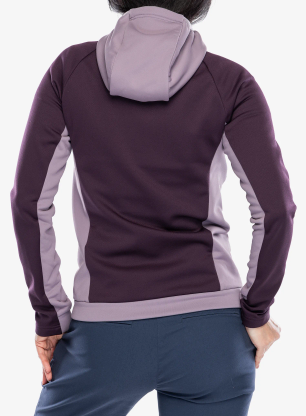 Fleecepullover Damen Jack Wolfskin Alpgrat XT Jacket - midnight plum