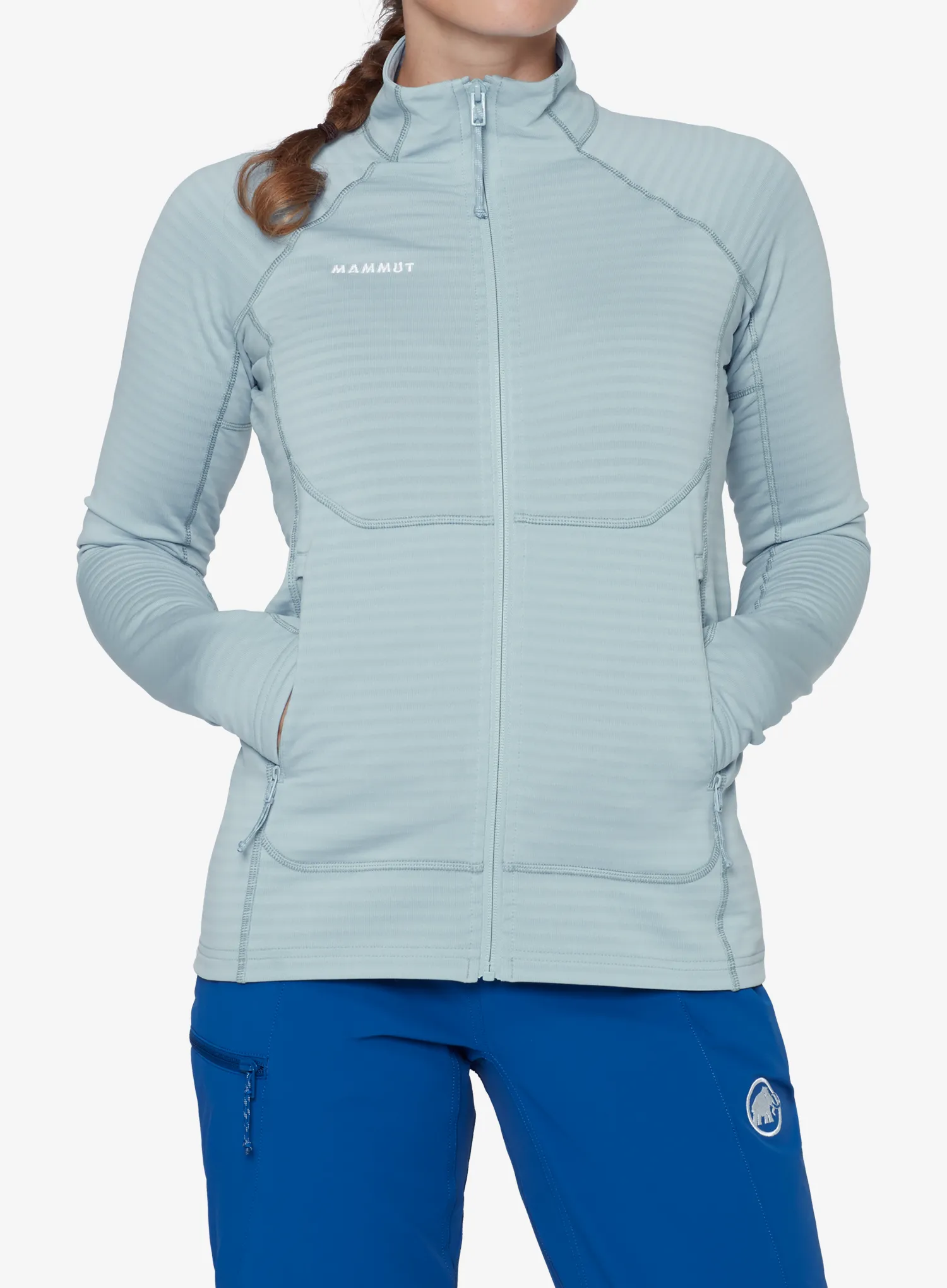 Fleecepullover Damen Mammut Taiss ML Jacket - nebla