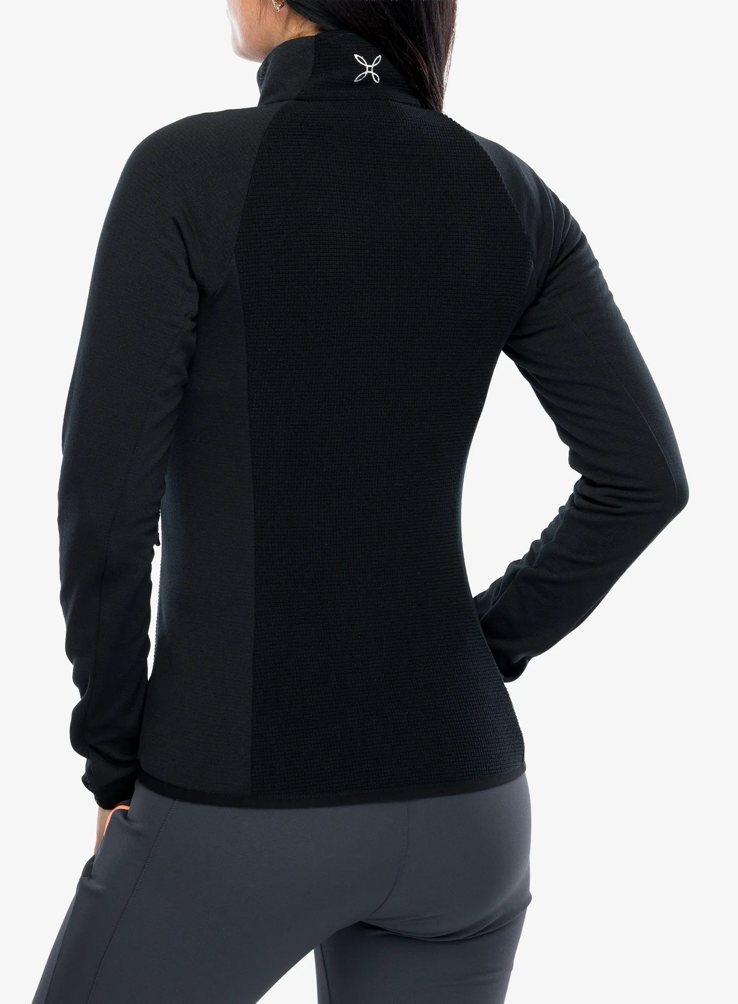 Fleecepullover Damen Montura Stretch 2 Maglia - black/black