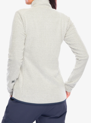 Fleecepullover Damen Patagonia R1 Air Jacket - wool white