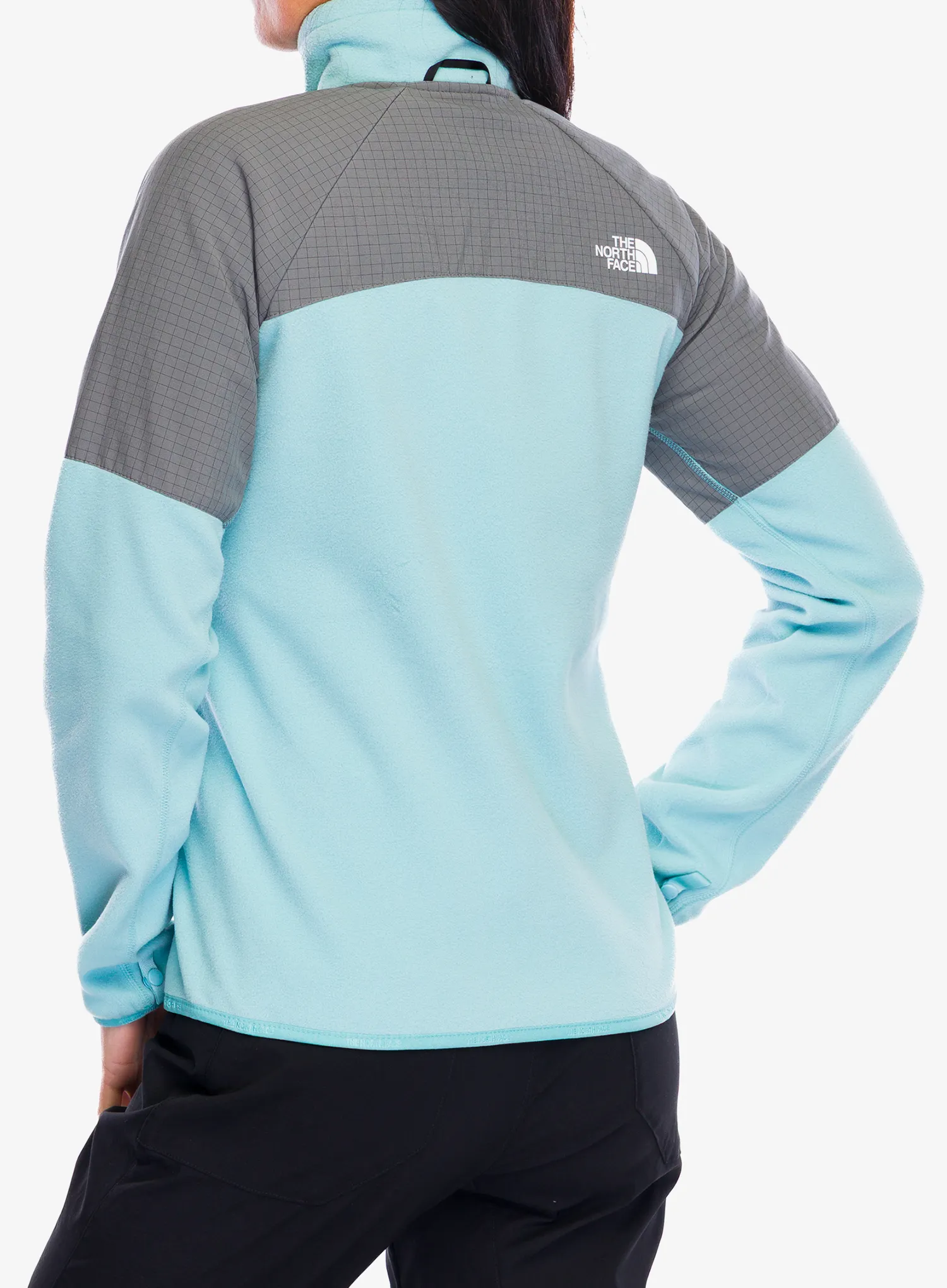 Fleecepullover Damen The North Face Glacier Heavyweight Full Zip Jacket - blue eclipse/smoked pearl