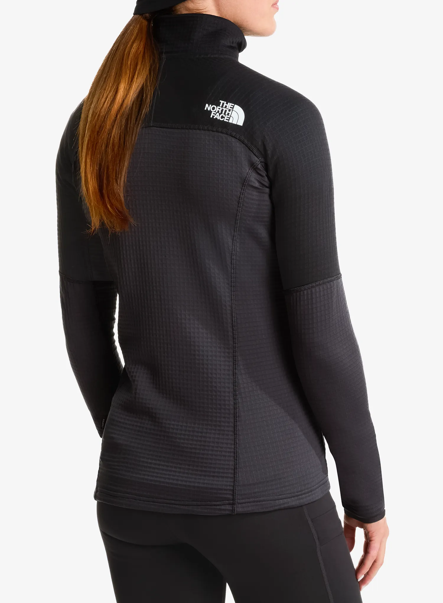 Fleecepullover Damen The North Face Polartec Powergrid Stormgap Jacket - asphalt grey/black