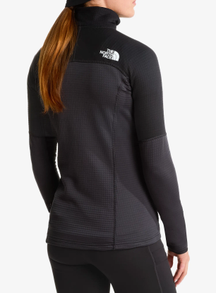 Fleecepullover Damen The North Face Polartec Powergrid Stormgap Jacket - asphalt grey/black