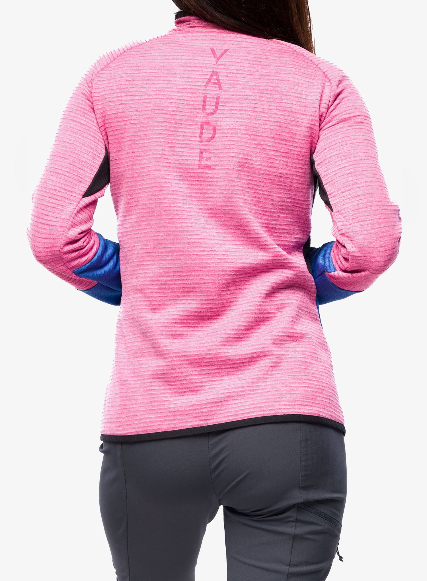 Fleecepullover Damen Vaude Larice HZ Fleece Jacket - rich pink