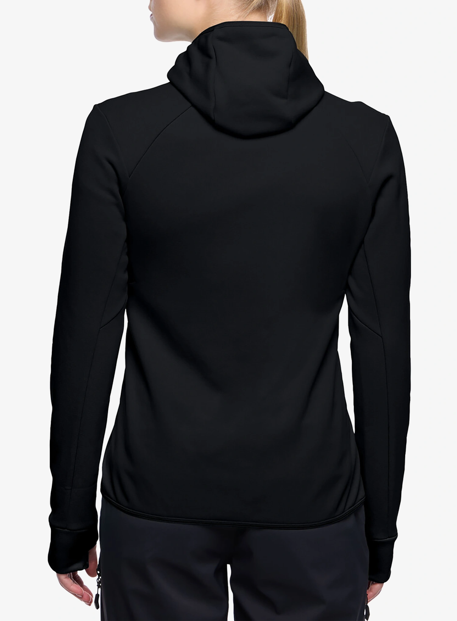 Fleecepullover Damen Vaude Monviso Fleece Jacket III - black/black