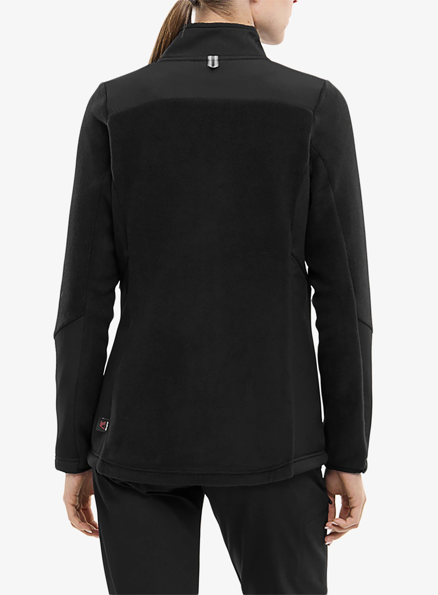Fleecepullover Damen Viking Midlayer Migano - black