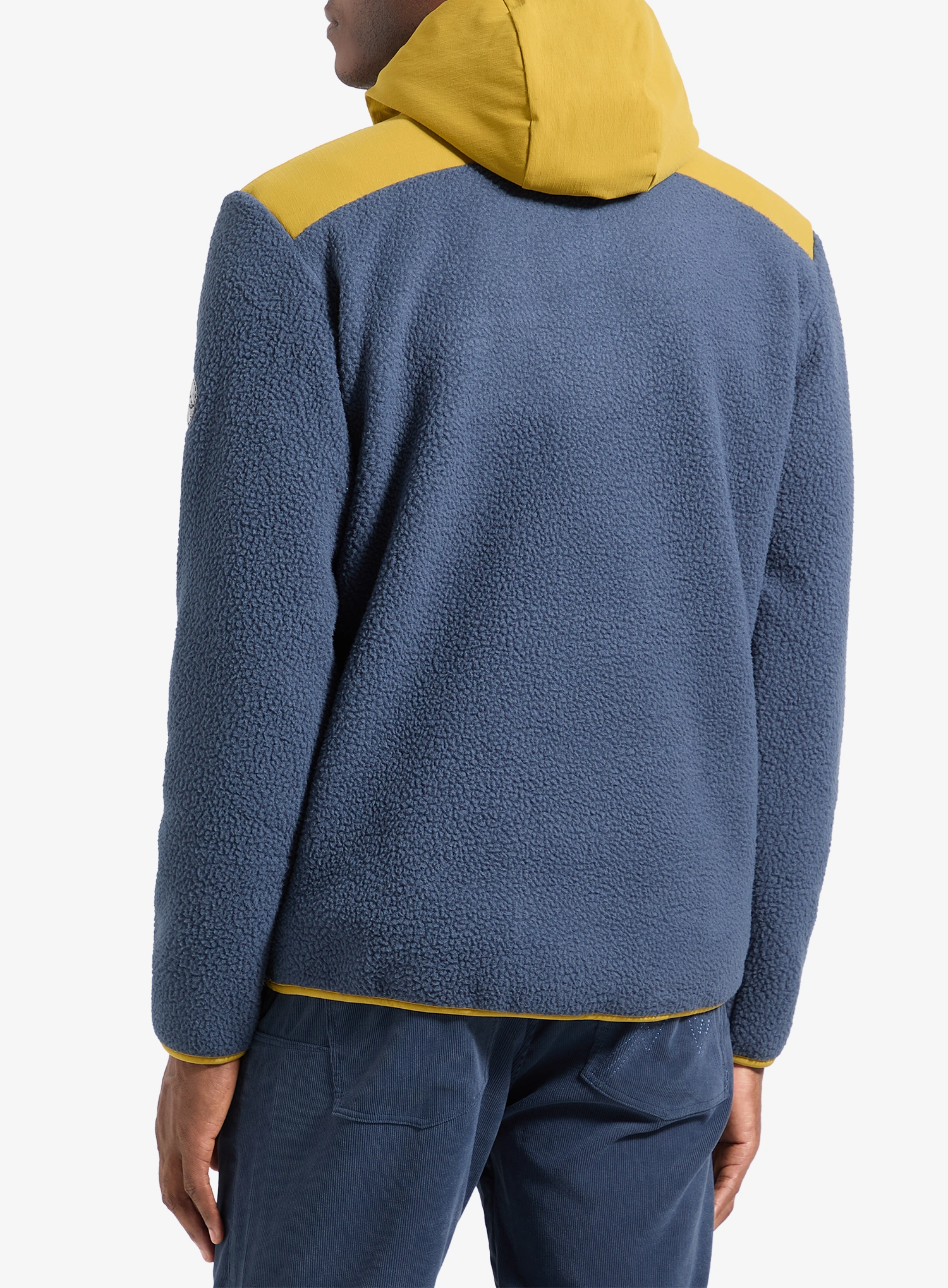Fleecepullover La Sportiva Guidance Sherpa Hoody - night sky/savana