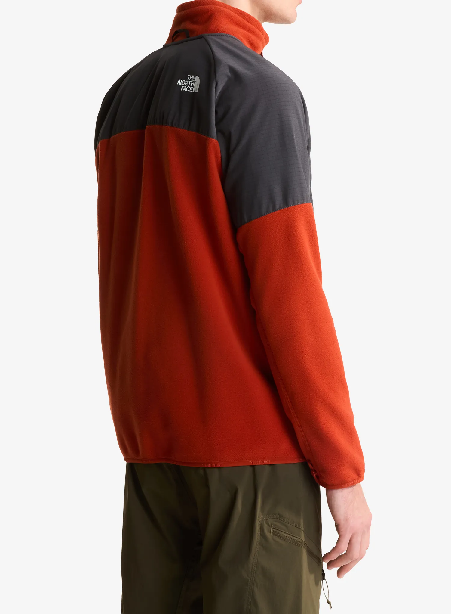 Fleecepullover The North Face Glacier Heavyweight Full Zip Jacket - iron clay/asphalt grey