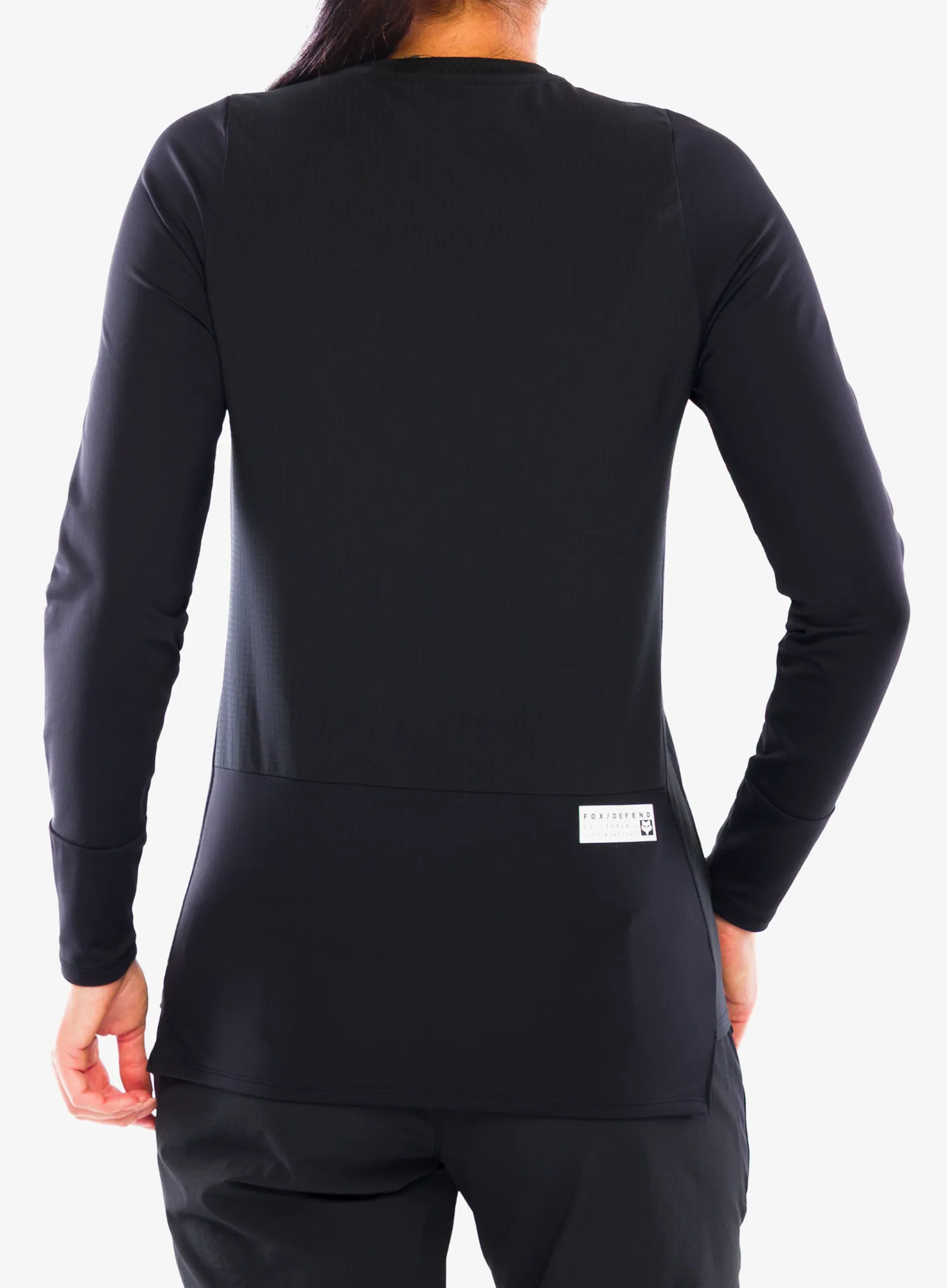 Radtrikot Damen Langarm Fox Defend Thermal Jersey - black