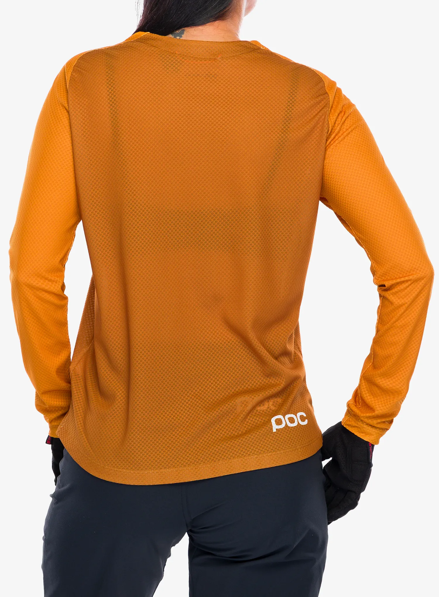 Radtrikot Damen Langarm POC Motion Air L/S Jersey - brown