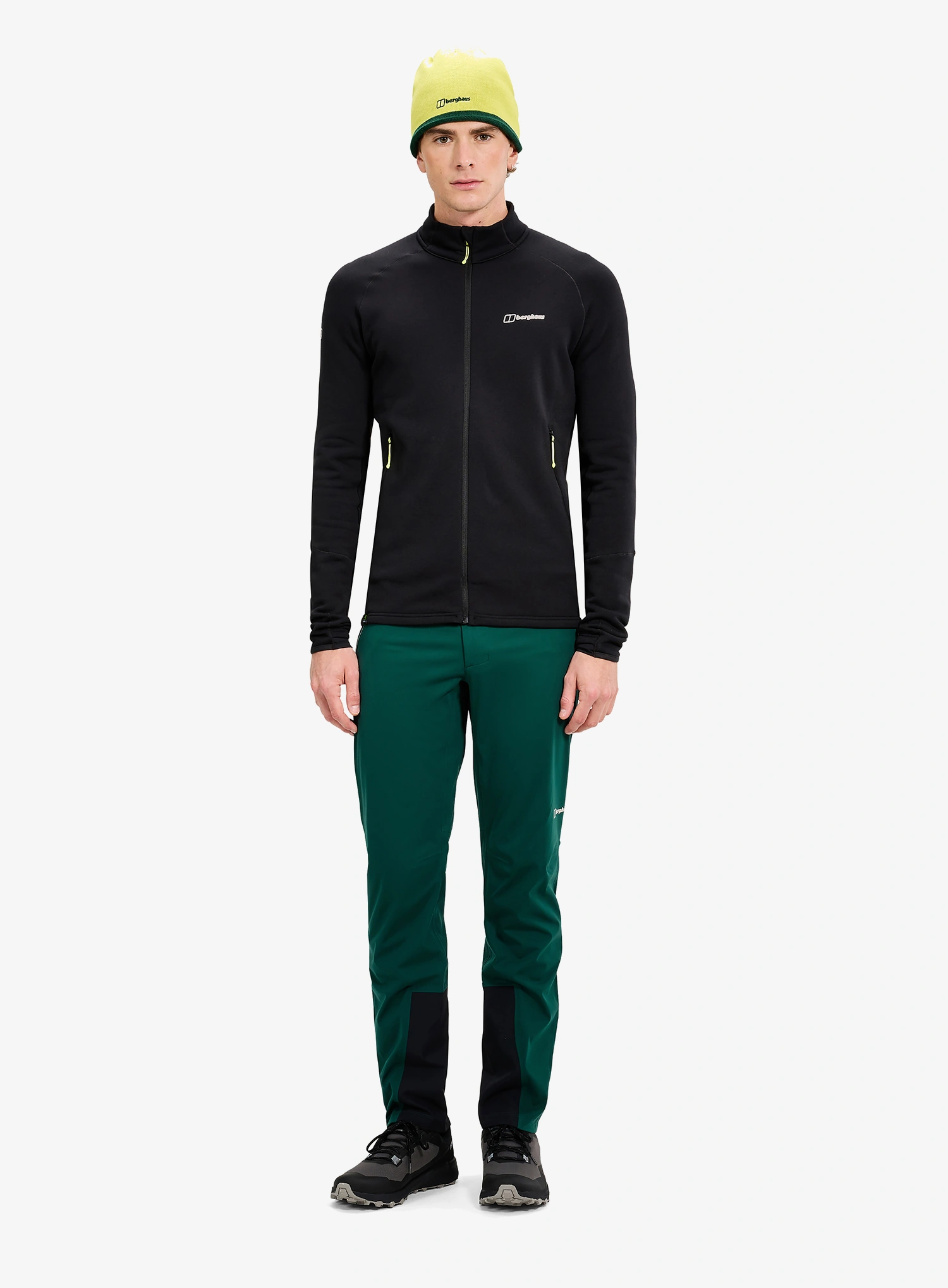Pullover mit Reißverschluss Berghaus Kinetic Powerstretch Jkt Am - jet black