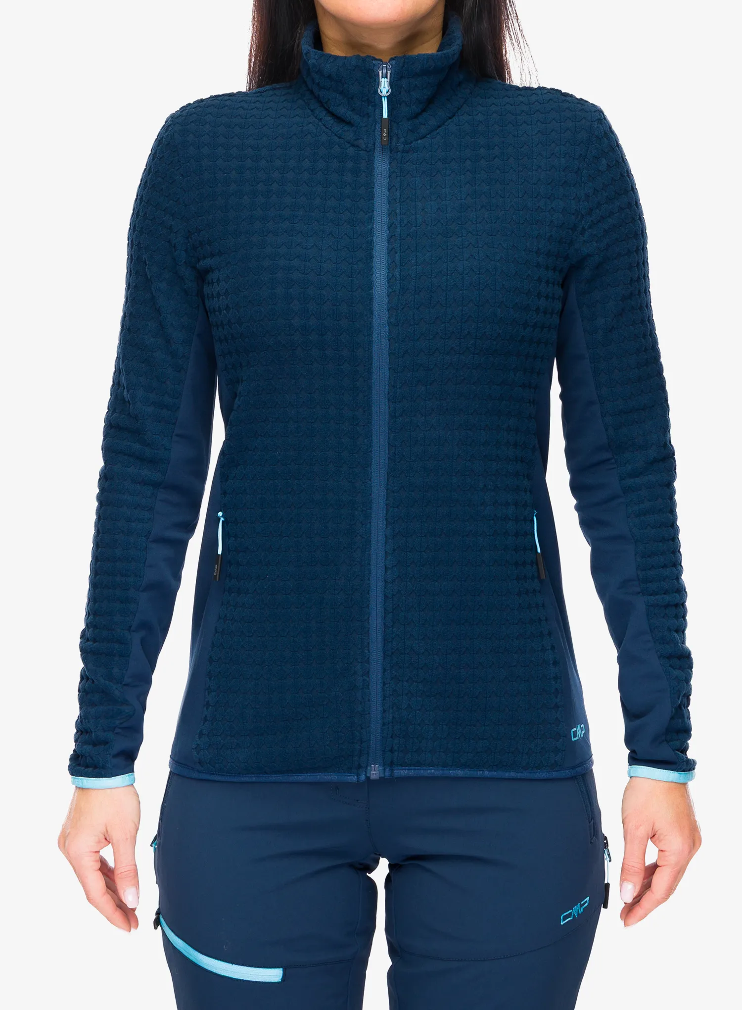 Pullover mit Reißverschluss Damen CMP Luneksja - blue ink