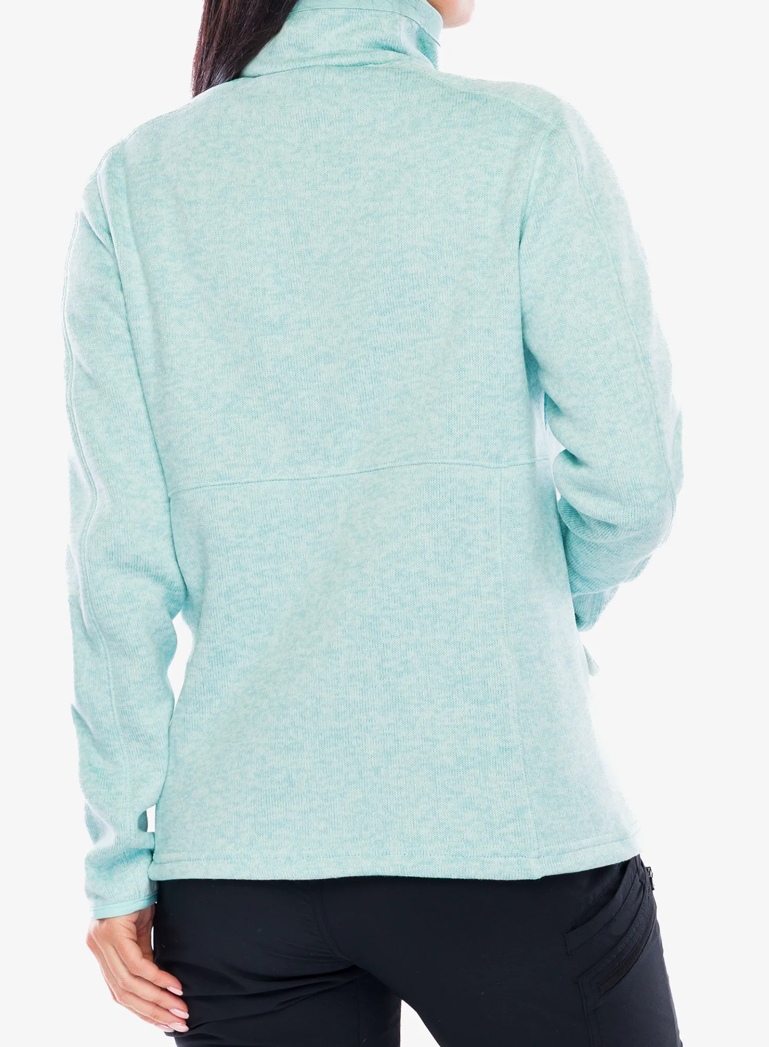 Pullover mit Reißverschluss Damen Columbia Sweater Weather Full Zip II - spray heather