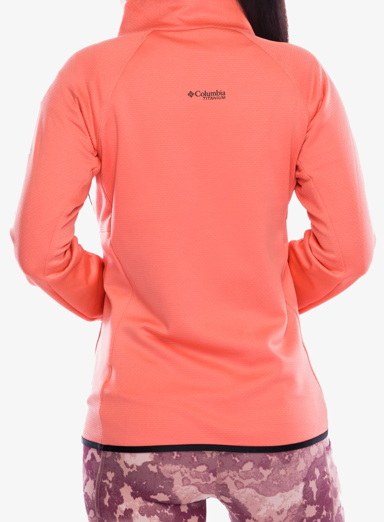 Pullover mit Reißverschluss Damen Columbia Triple Canyon Grid Fleece Full Zip - alpenglow