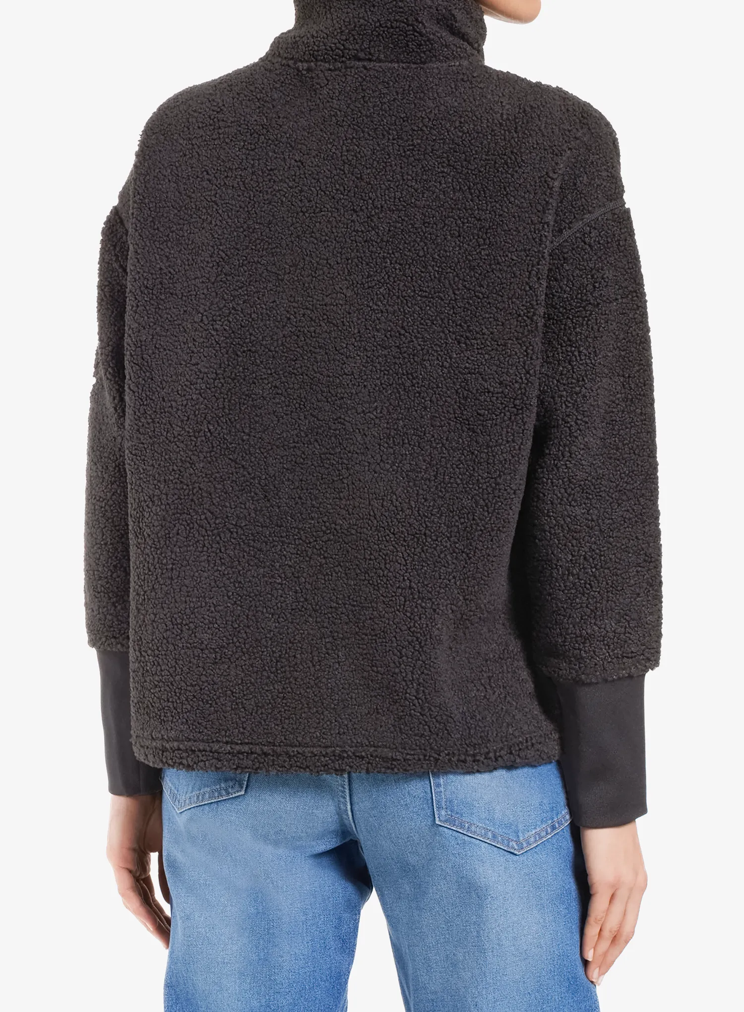 Pullover mit Reißverschluss Damen Didriksons Alexa FZ 3 - black