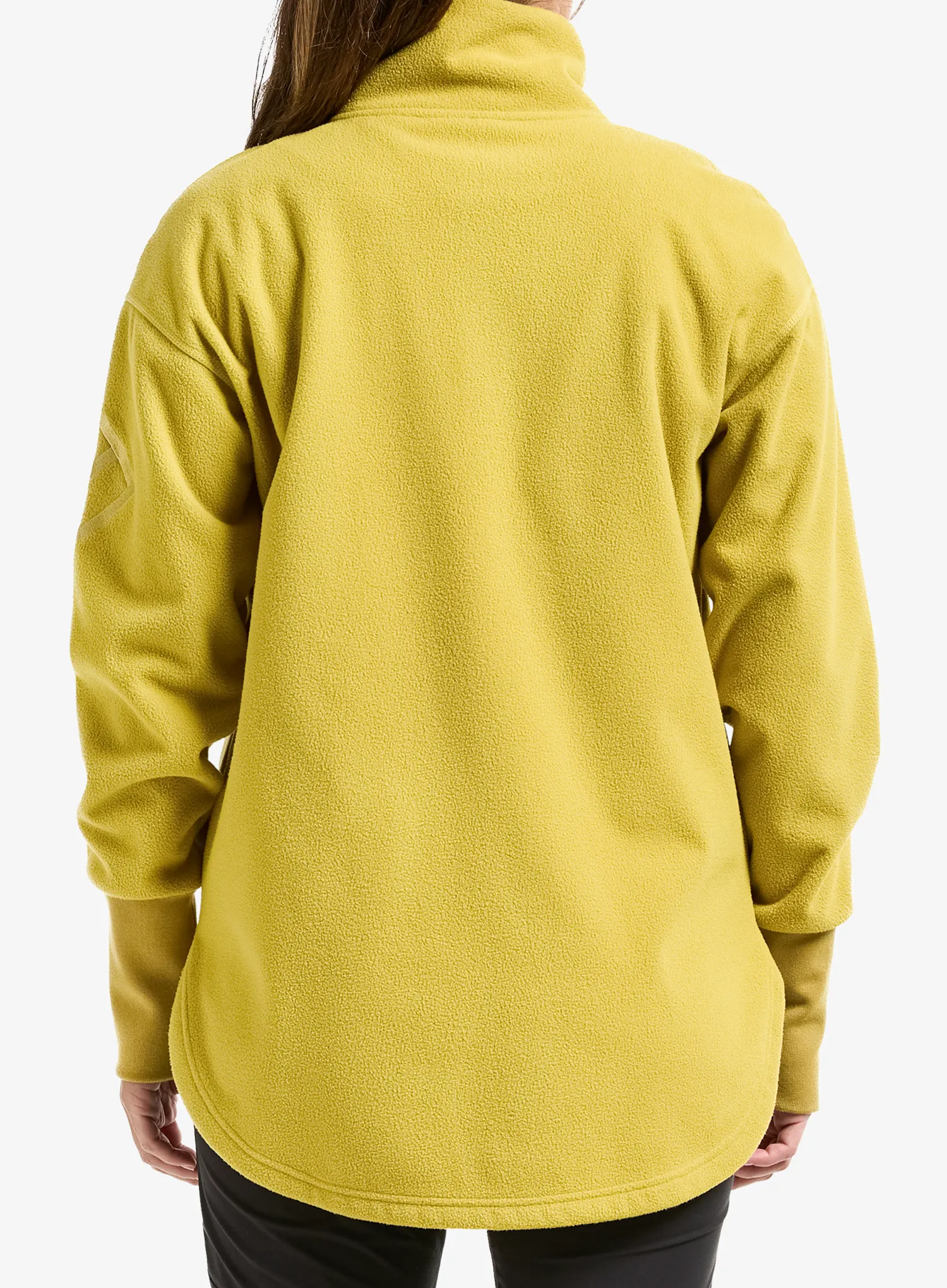 Pullover mit Reißverschluss Damen Didriksons Ronja Fullzip - yellow pollen