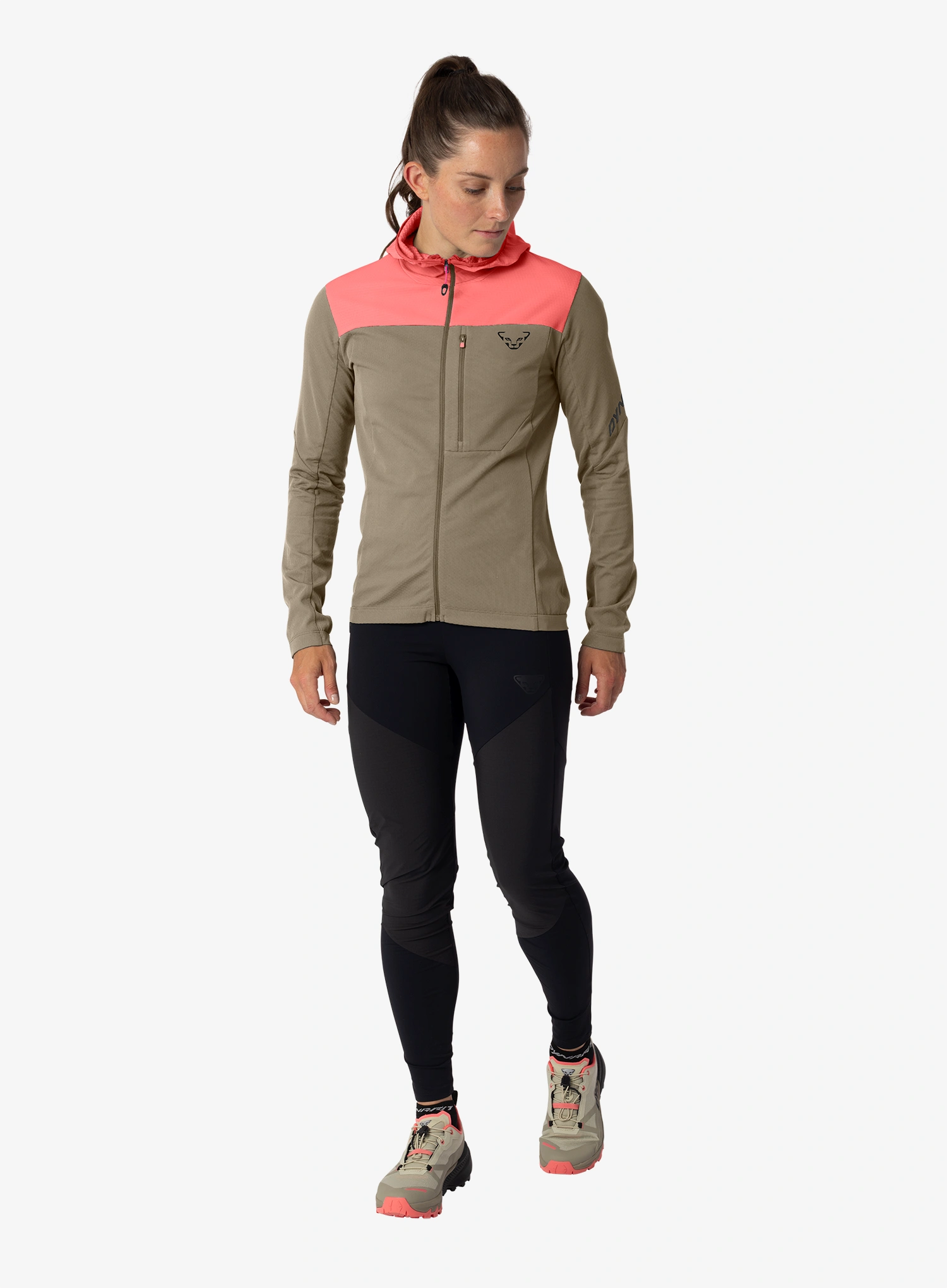 Pullover mit Reißverschluss Damen Dynafit Traverse Thermal Hooded Jacket - cabana
