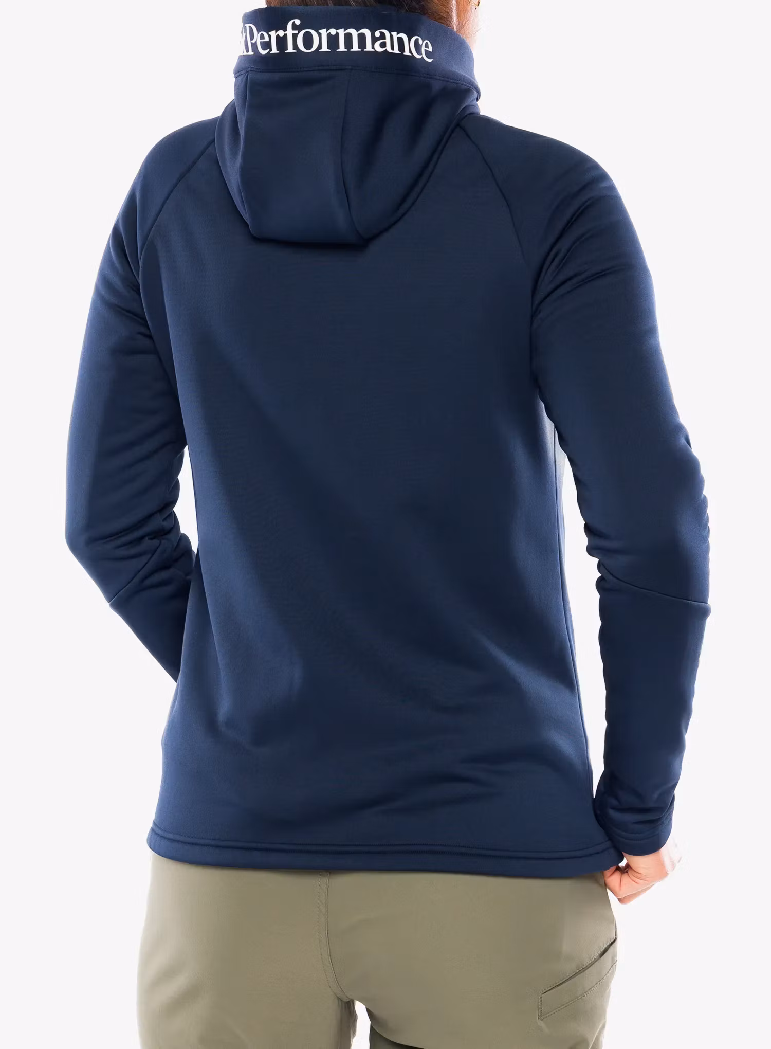 Pullover mit Reißverschluss Damen Peak Performance Rider Essentials Zip Hood - blue shadow/blue shadow