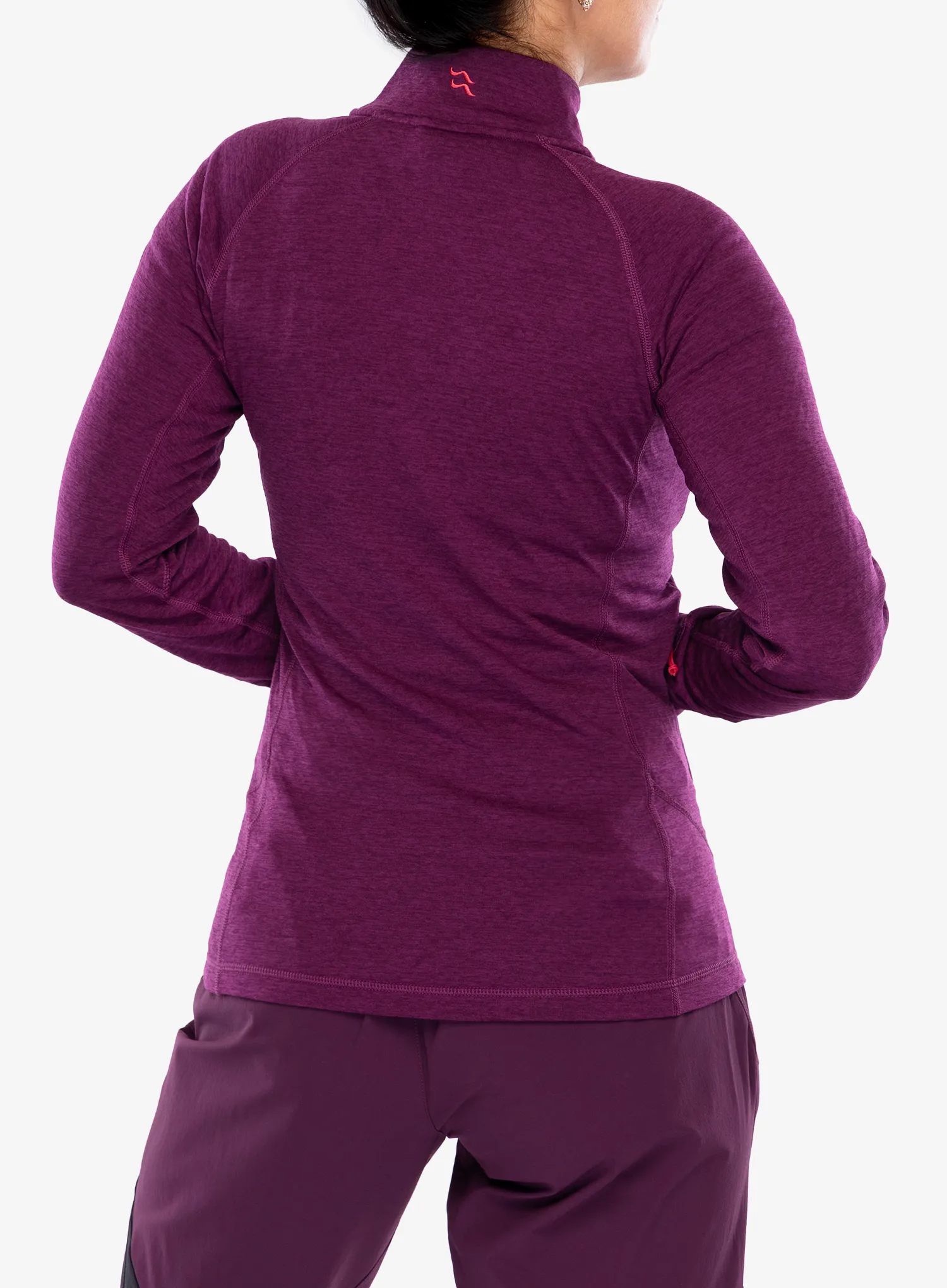 Pullover mit Reißverschluss Damen Rab Nexus Jacket - mulberry