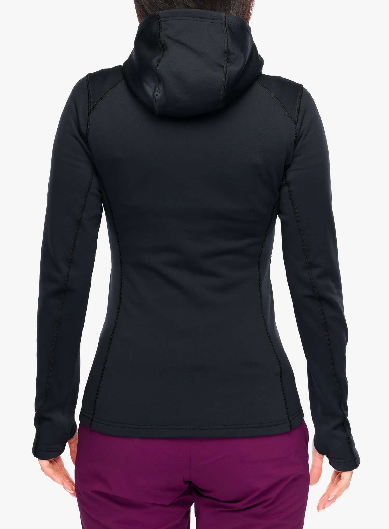 Pullover mit Reißverschluss Damen Rab Superflux Hoody - black/black