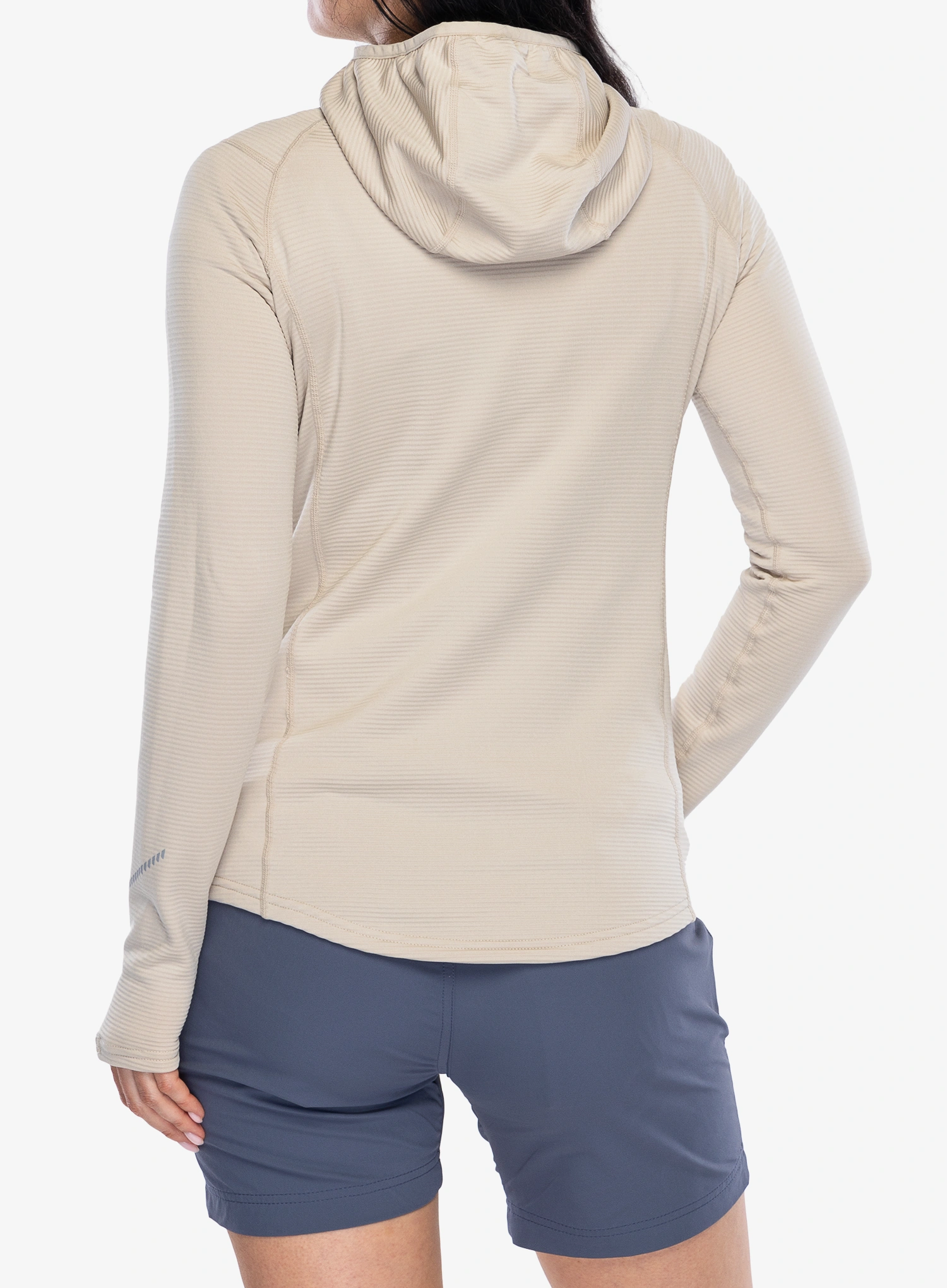 Pullover mit Reißverschluss Damen Viking Birger Hoodie - beige