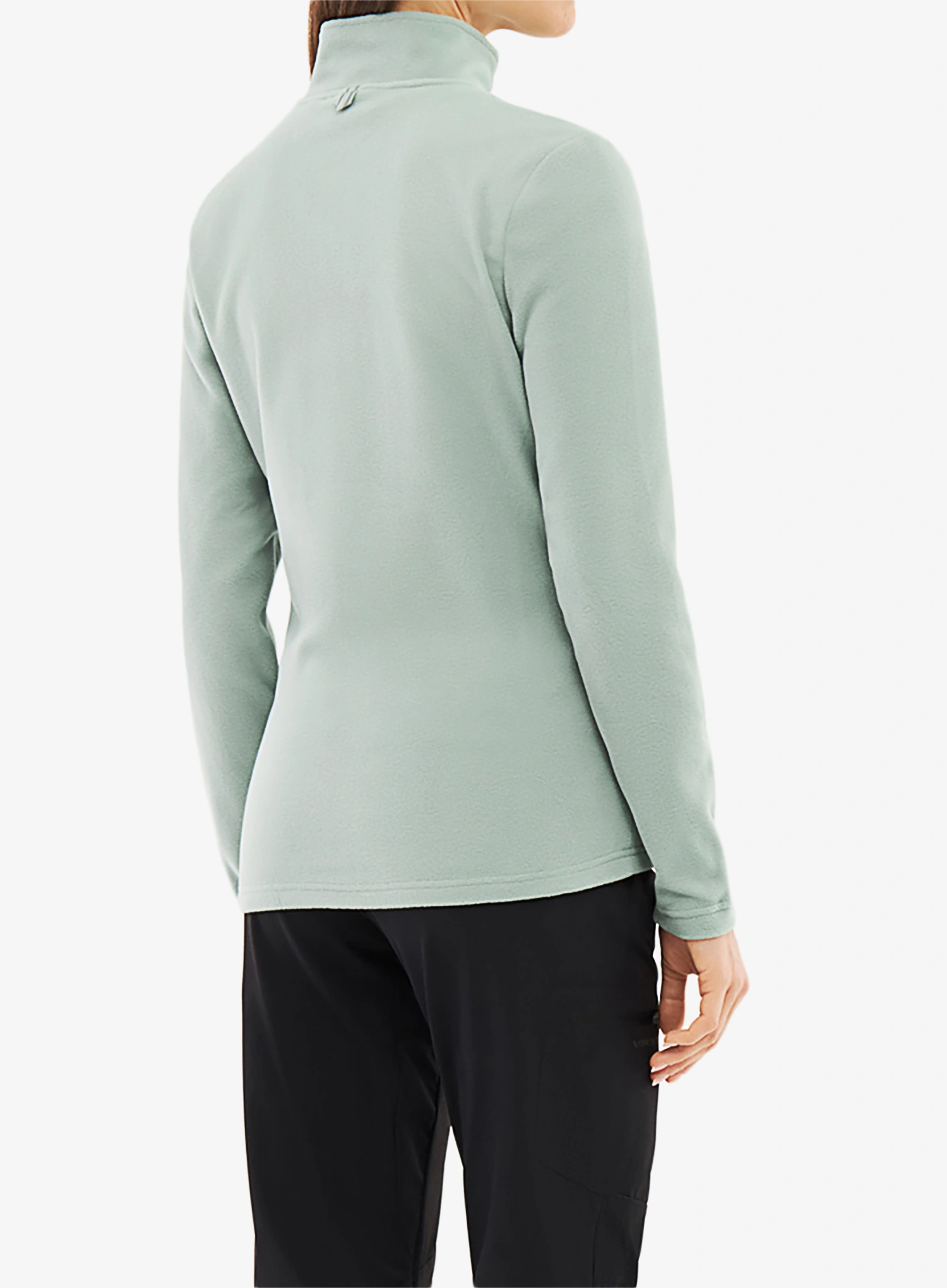 Pullover mit Reißverschluss Damen Viking Midlayer Fleece Tesero Polartec - green