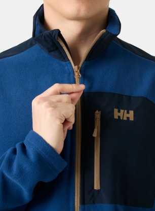 Pullover mit Reißverschluss Helly Hansen Daybreaker Block Jacket - dark blue