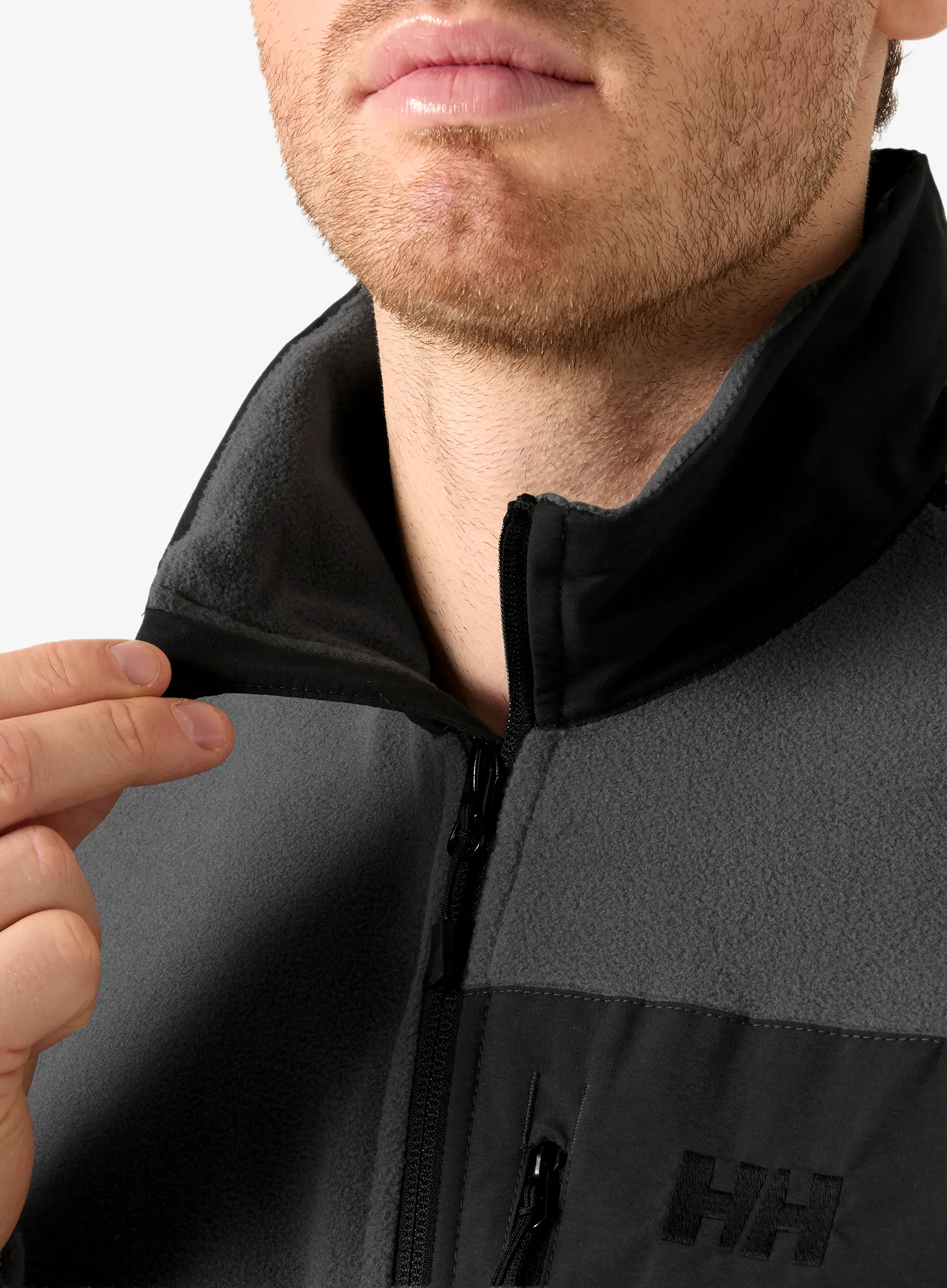 Pullover mit Reißverschluss Helly Hansen Daybreaker Block Jacket - thunder grey