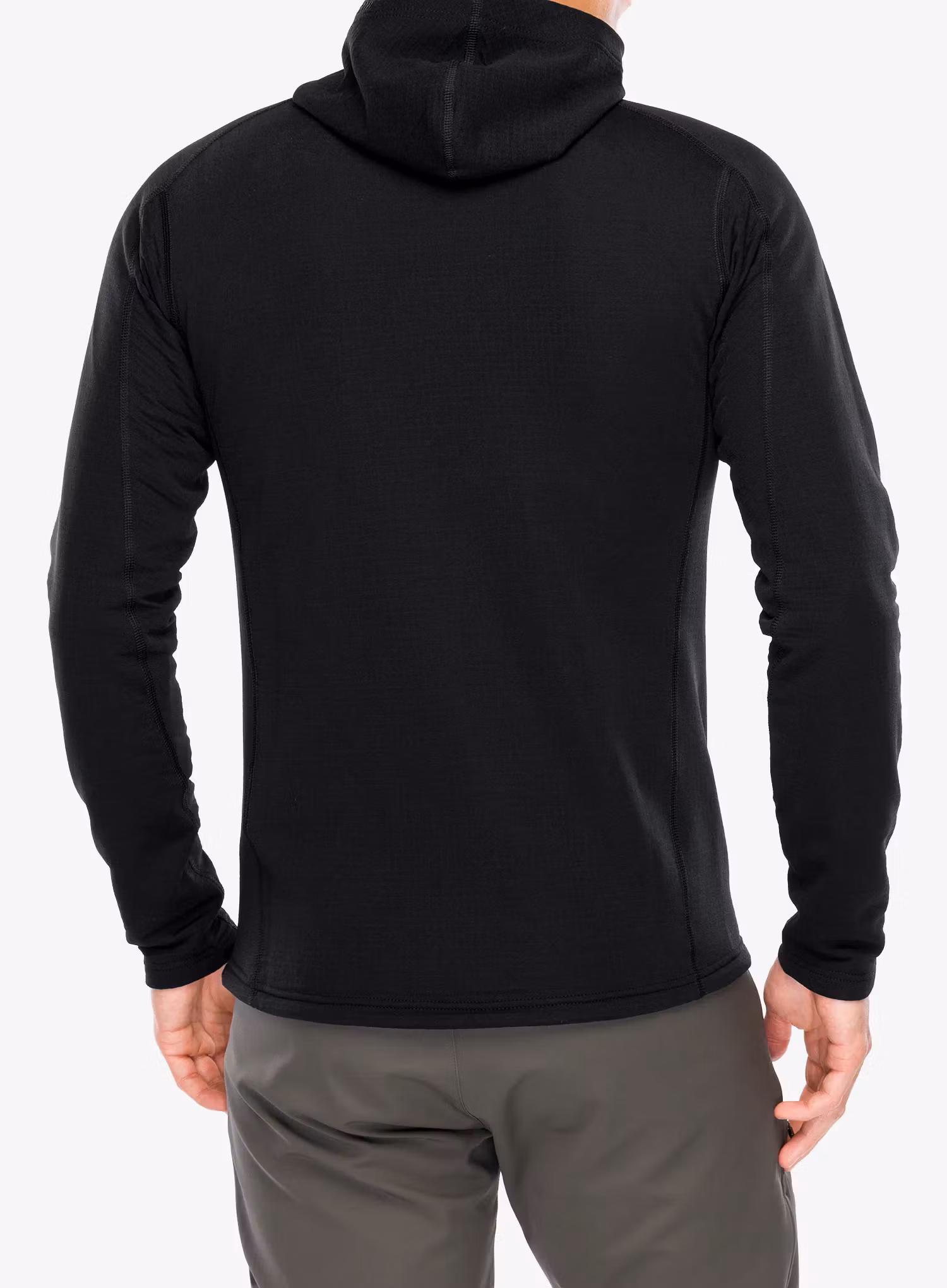 Pullover mit Reißverschluss Houdini Aero Houdi - true black
