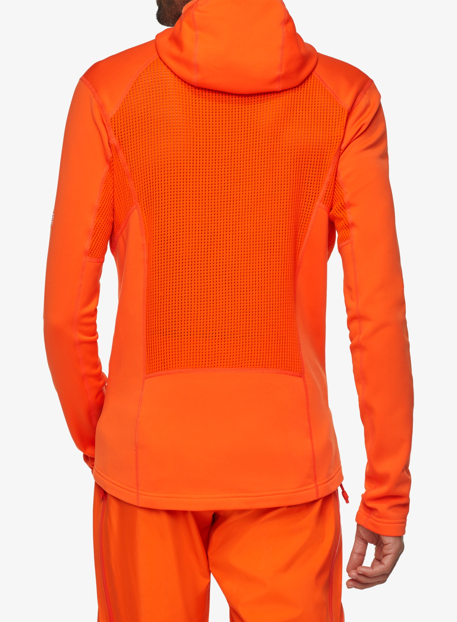 Pullover mit Reißverschluss Mammut Eiger Nordwand Advanced ML Hooded Jacket - eiger orange