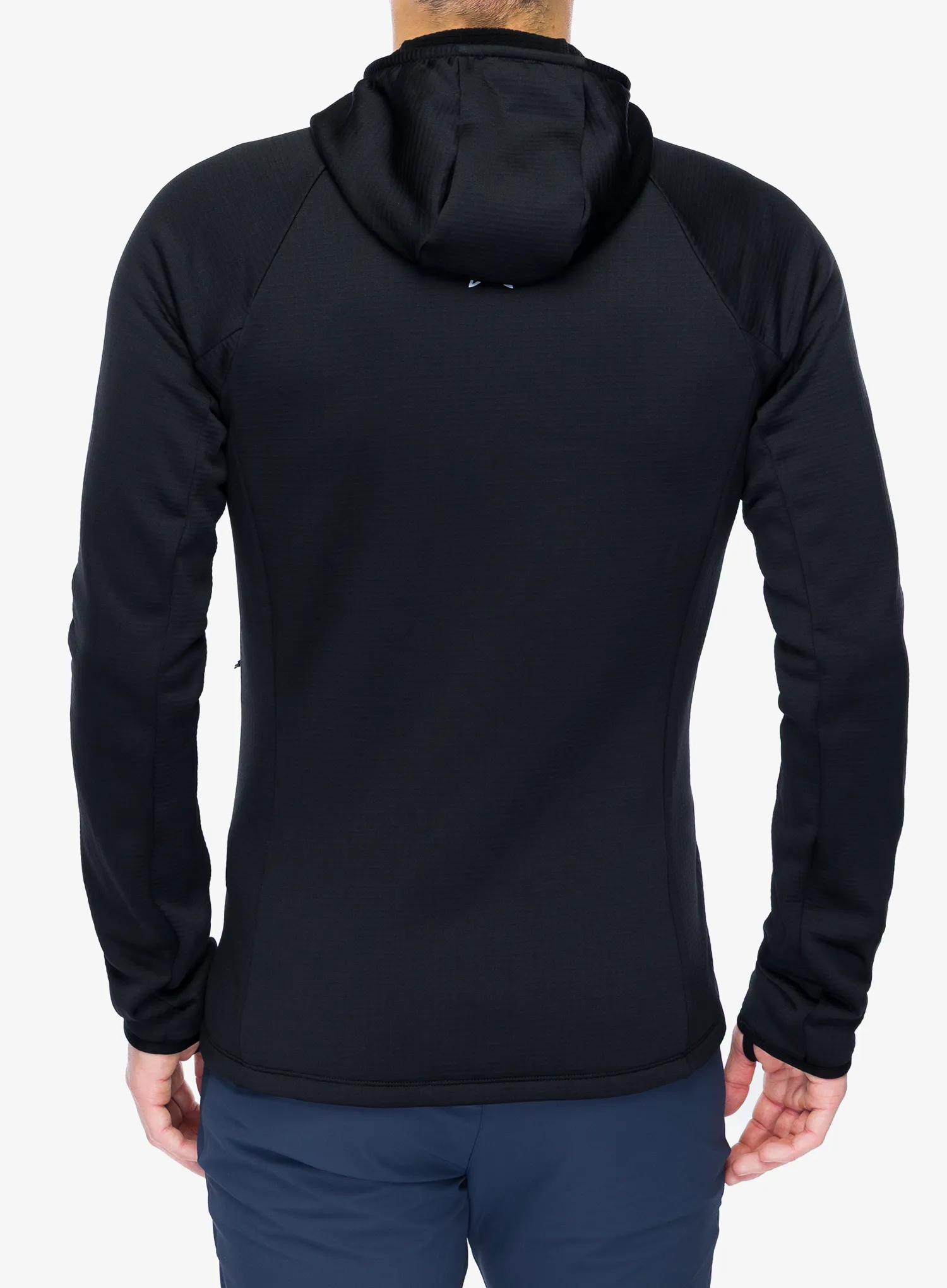 Pullover mit Reißverschluss Montura Fadis Grid Hooded Maglia - black