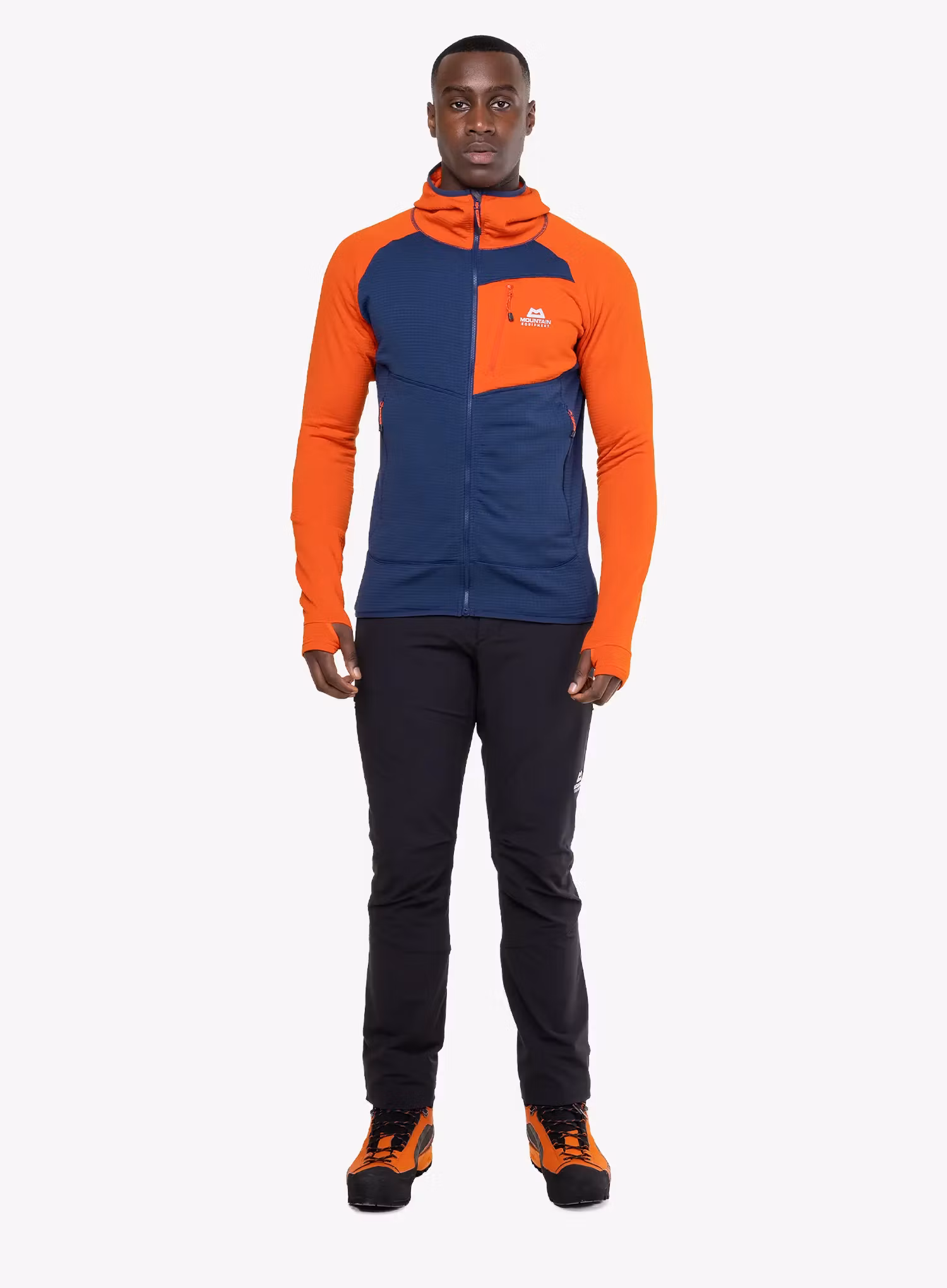 Pullover mit Reißverschluss Mountain Equipment Eclipse Hooded Jacket - medieval/cardinal