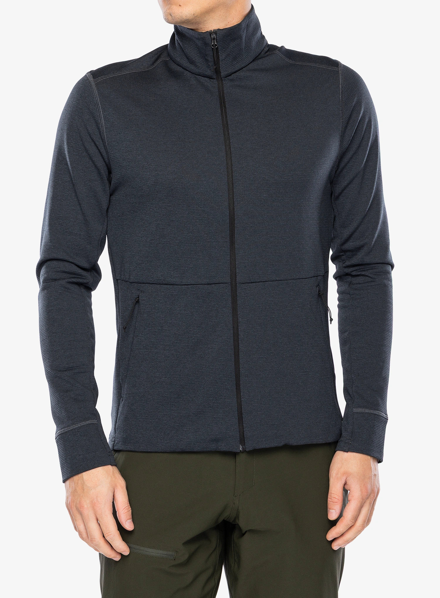 OdloGridFleeceMidLayerFullZip_blackmelange7617977238911a.webp