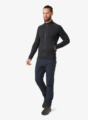 Pullover mit Reißverschluss Rab Nexus Jacket - black